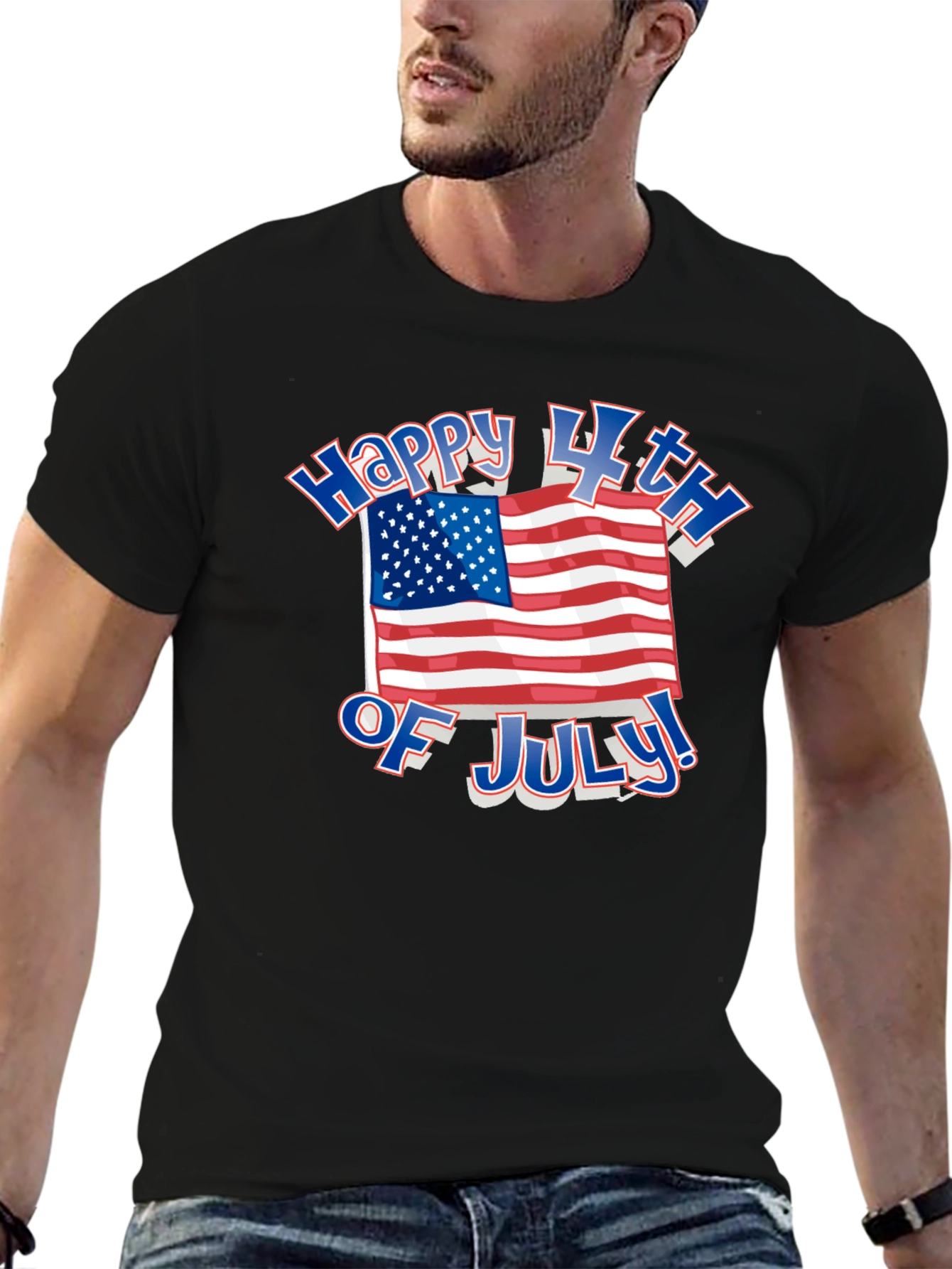 Happy 4th of July Graphic T-Shirt