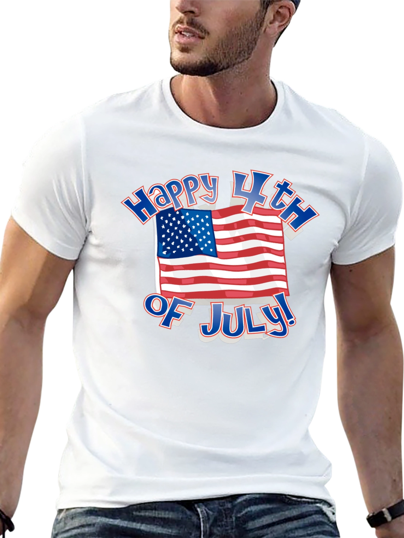 Happy 4th of July Graphic T-Shirt