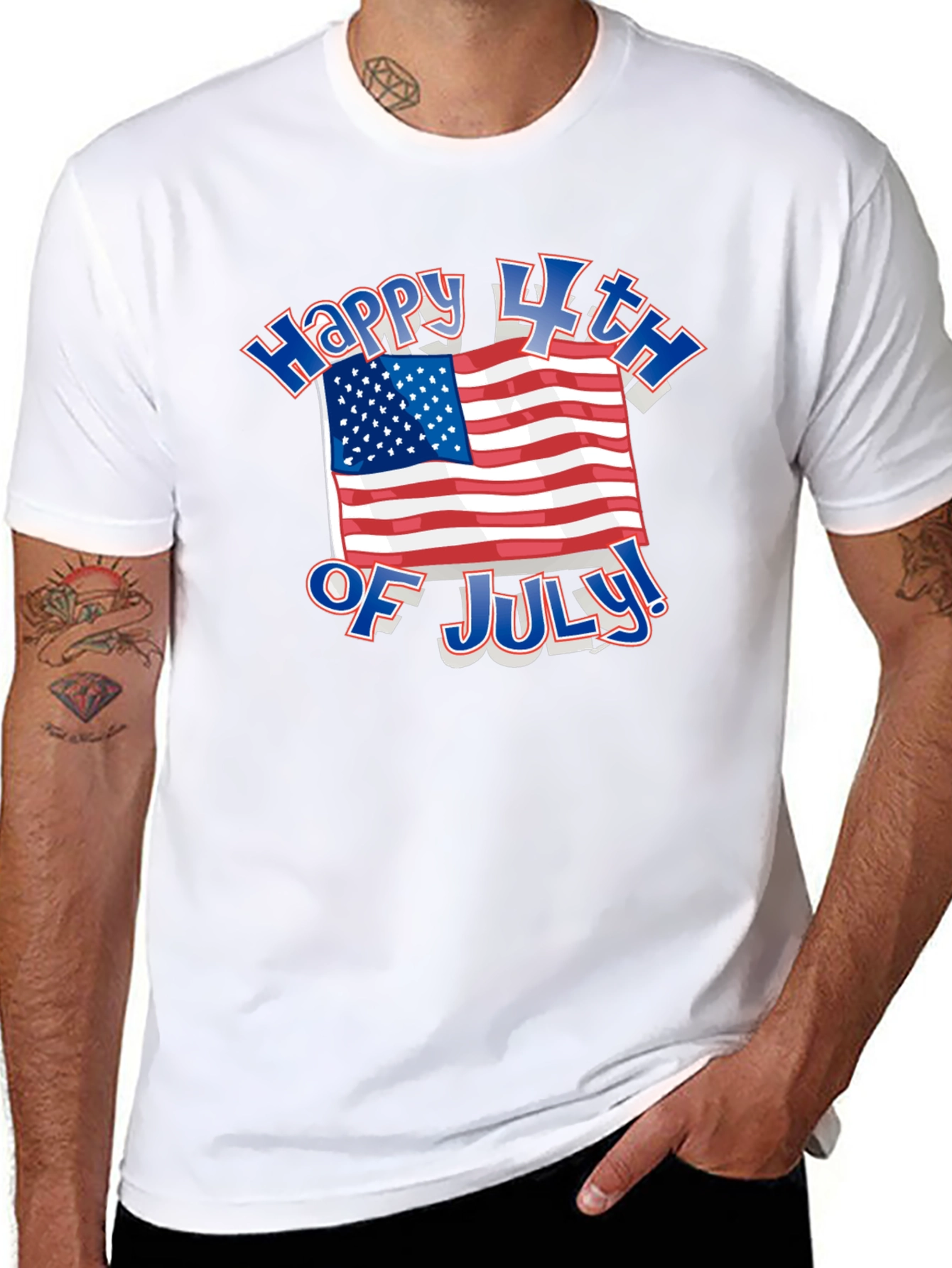 Happy 4th of July Graphic T-Shirt