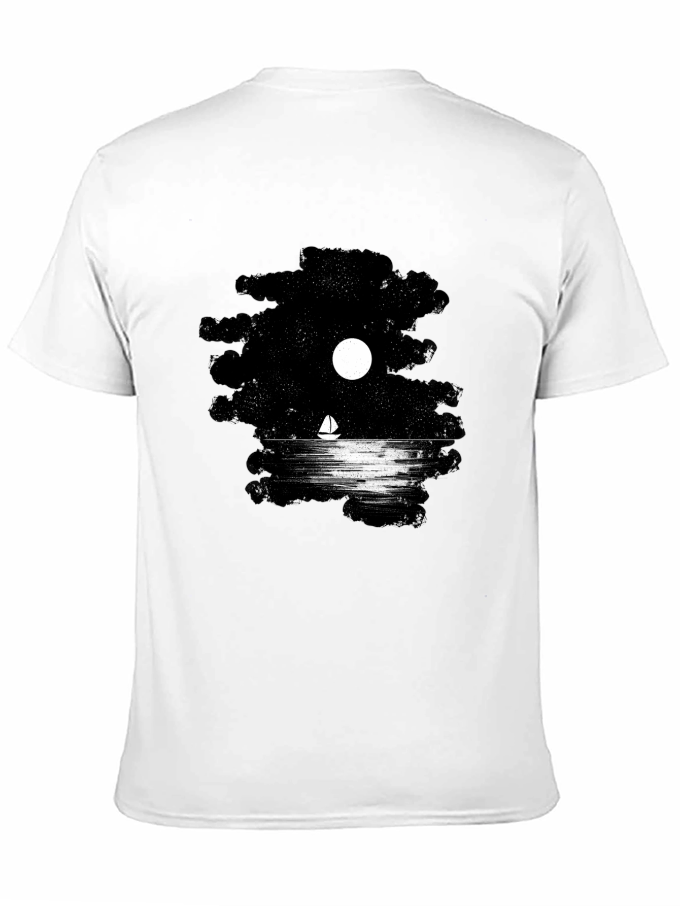 Night Sail Graphic T-Shirt - Black