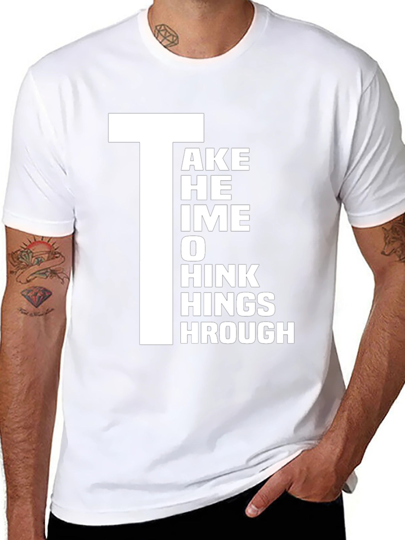 Take Time to Think Things Through Graphic T-Shirt