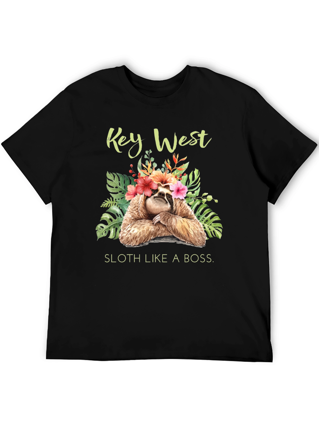 Key West Sloth Graphic T-Shirt