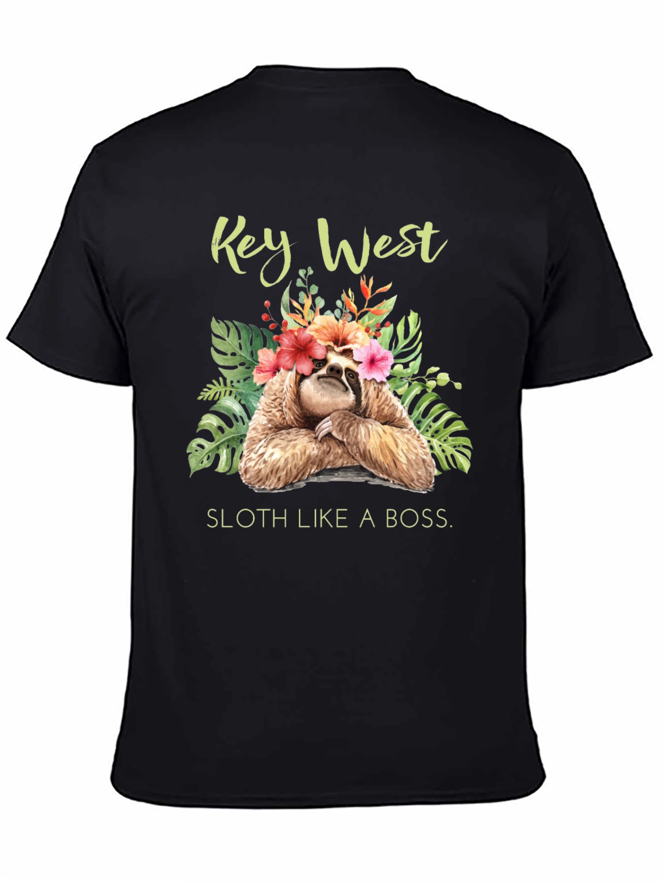 Key West Sloth Graphic T-Shirt