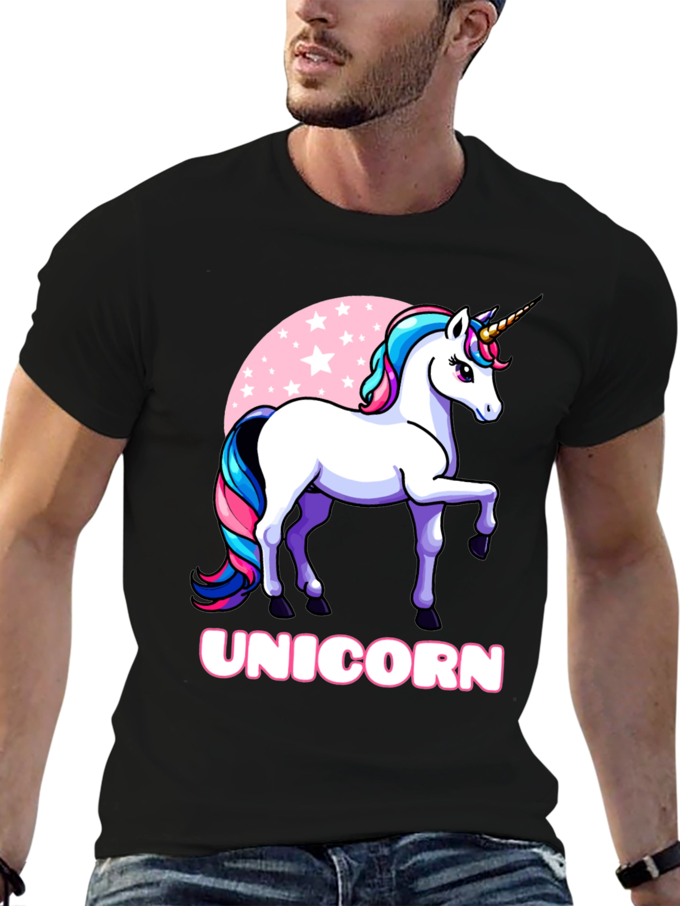 Unicorn Graphic T-Shirt - Whimsical Design