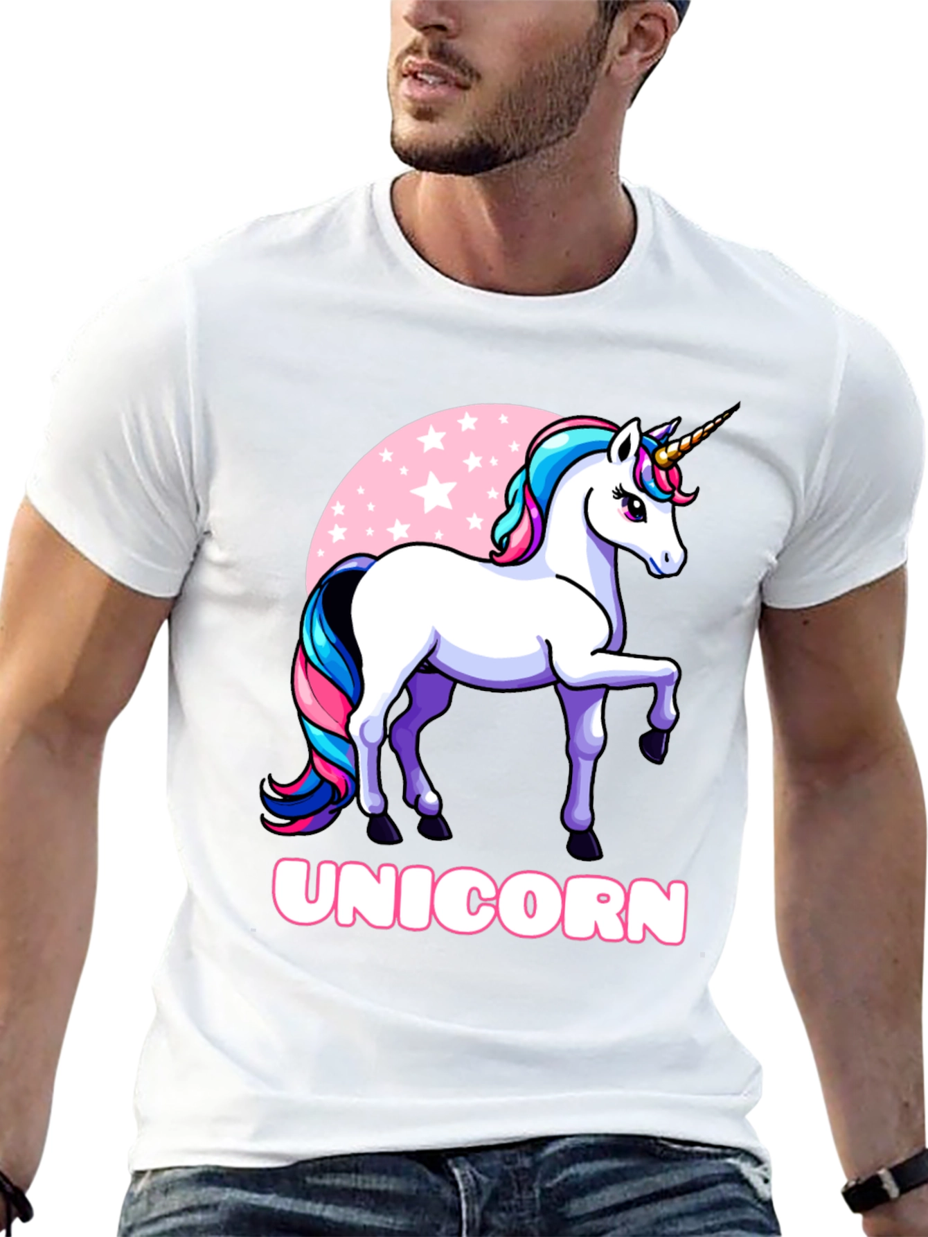 Unicorn Graphic T-Shirt - Whimsical Design