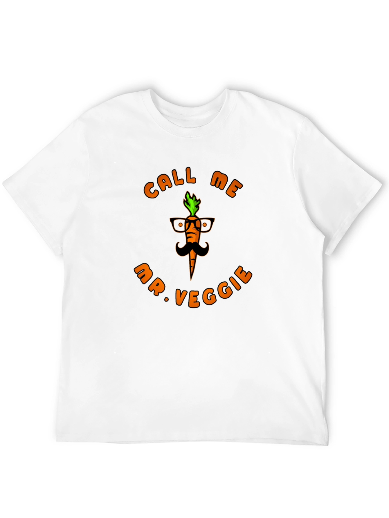 Call Me Mr. Veggie Black T-Shirt