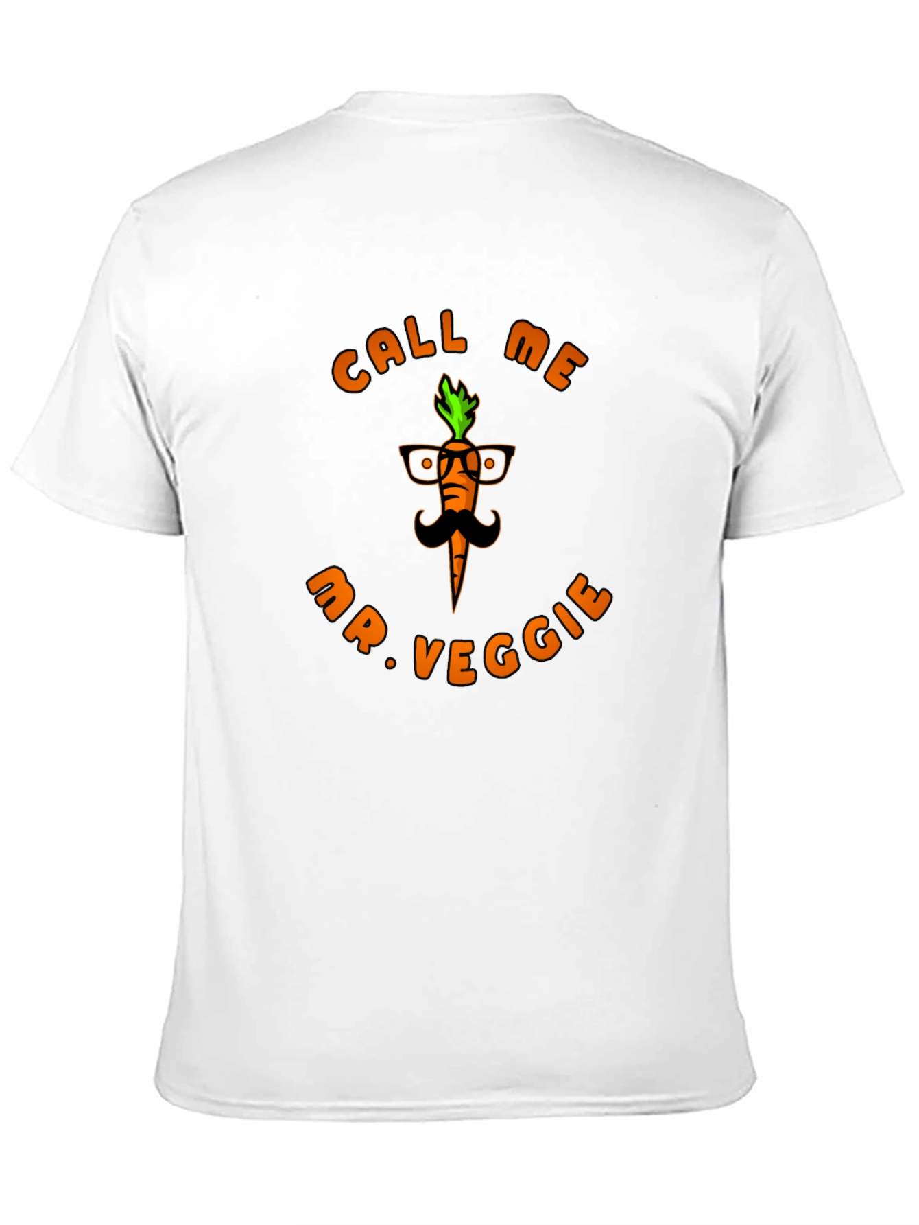 Call Me Mr. Veggie Black T-Shirt