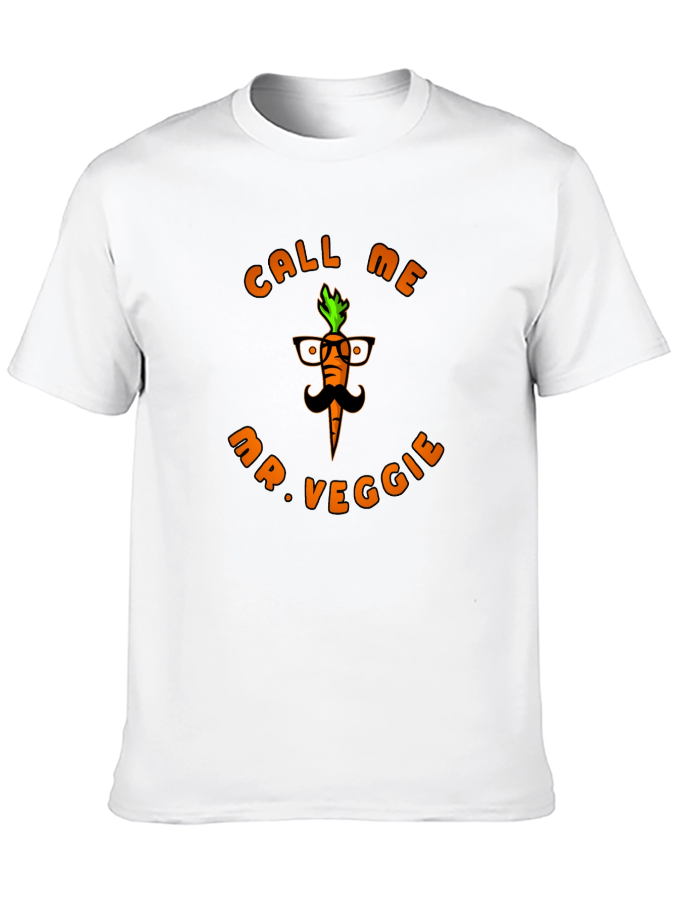 Call Me Mr. Veggie Black T-Shirt