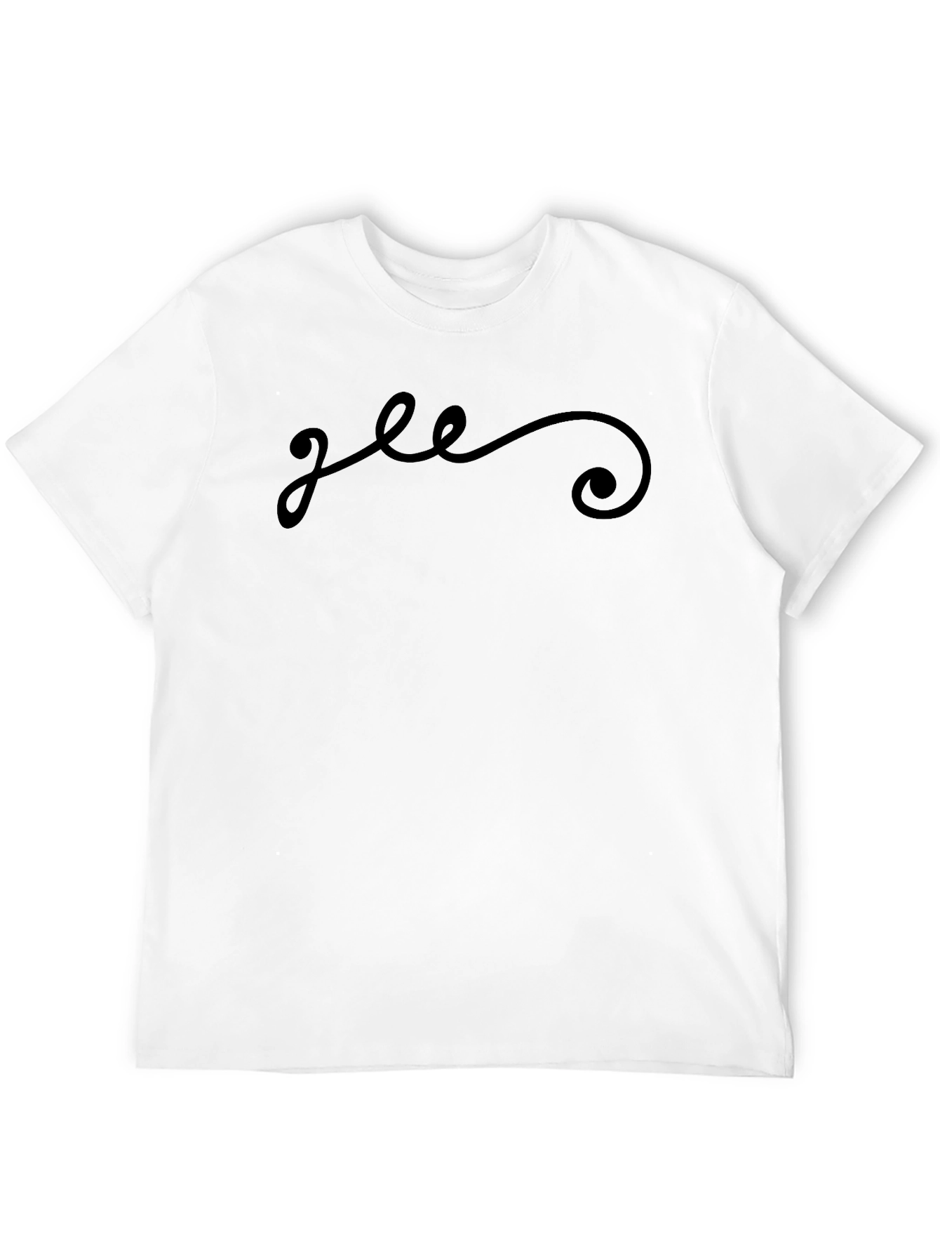 Glee Script Black T-Shirt