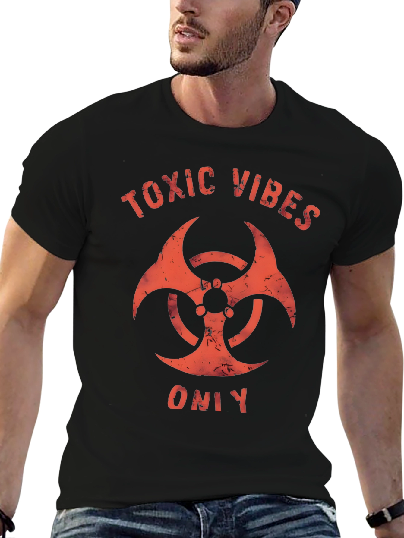 Toxic Vibes Only Graphic T-Shirt