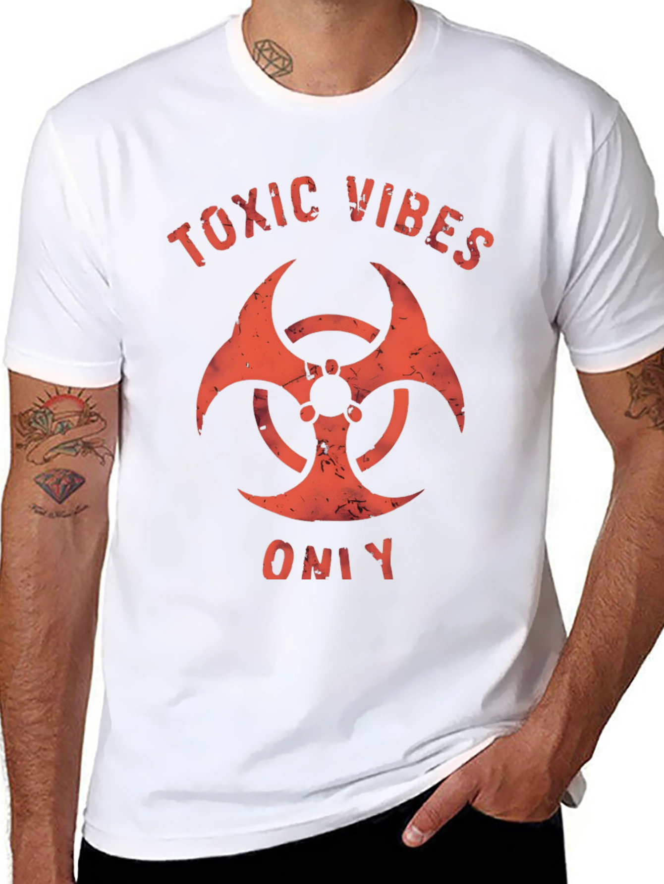 Toxic Vibes Only Graphic T-Shirt