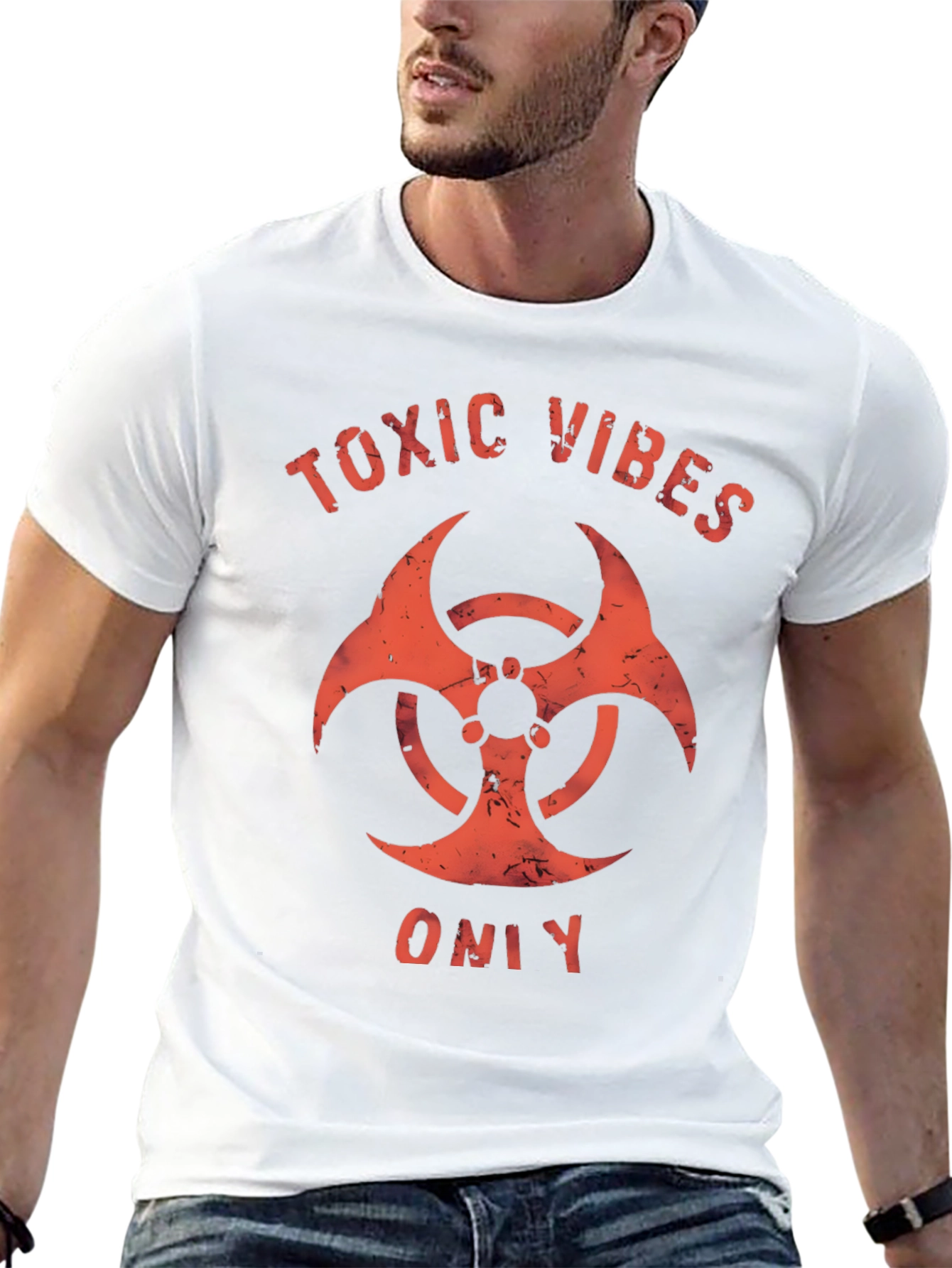 Toxic Vibes Only Graphic T-Shirt