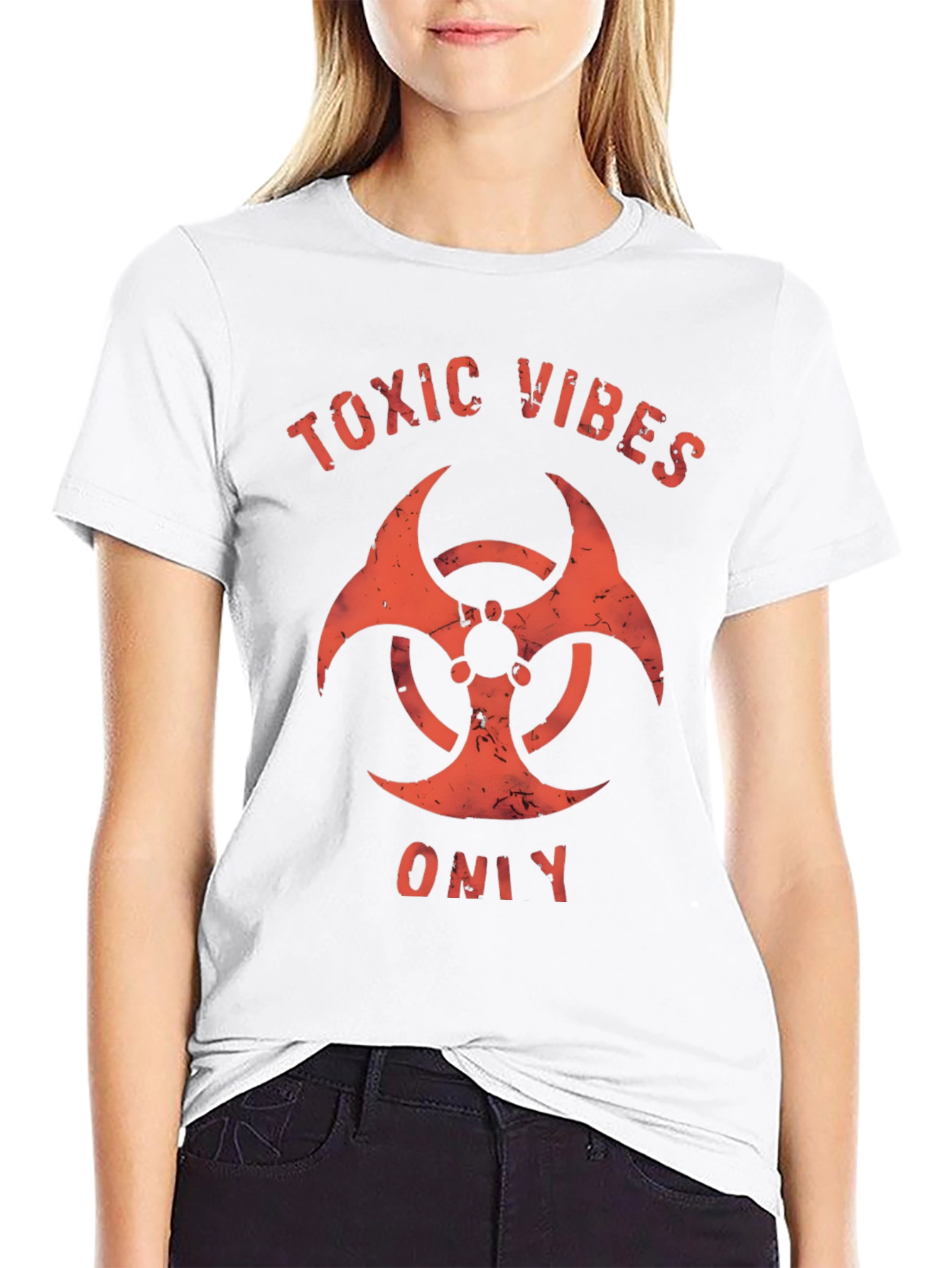 Toxic Vibes Only Graphic T-Shirt