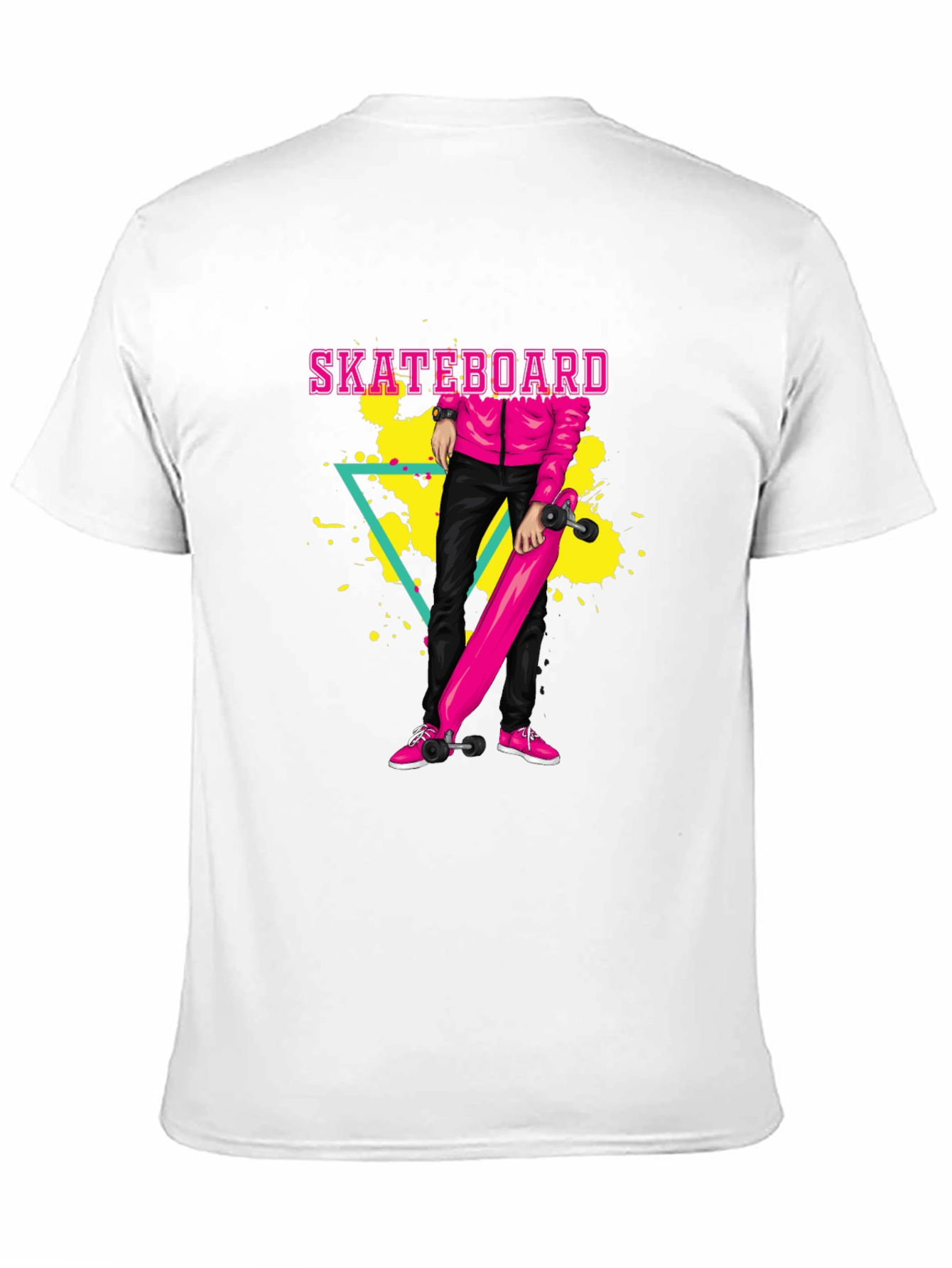 Skateboard Graphic T-Shirt - Retro Style