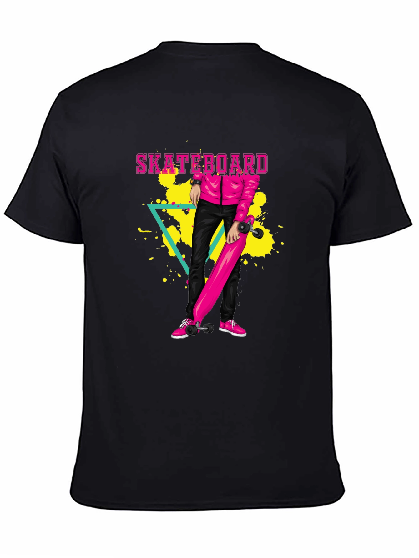 Skateboard Graphic T-Shirt - Retro Style
