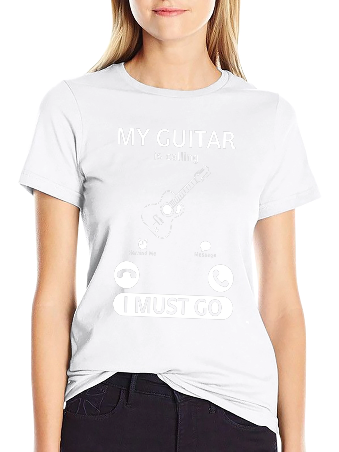 My Guitar Is Calling Funny Music Lover T-Shirt