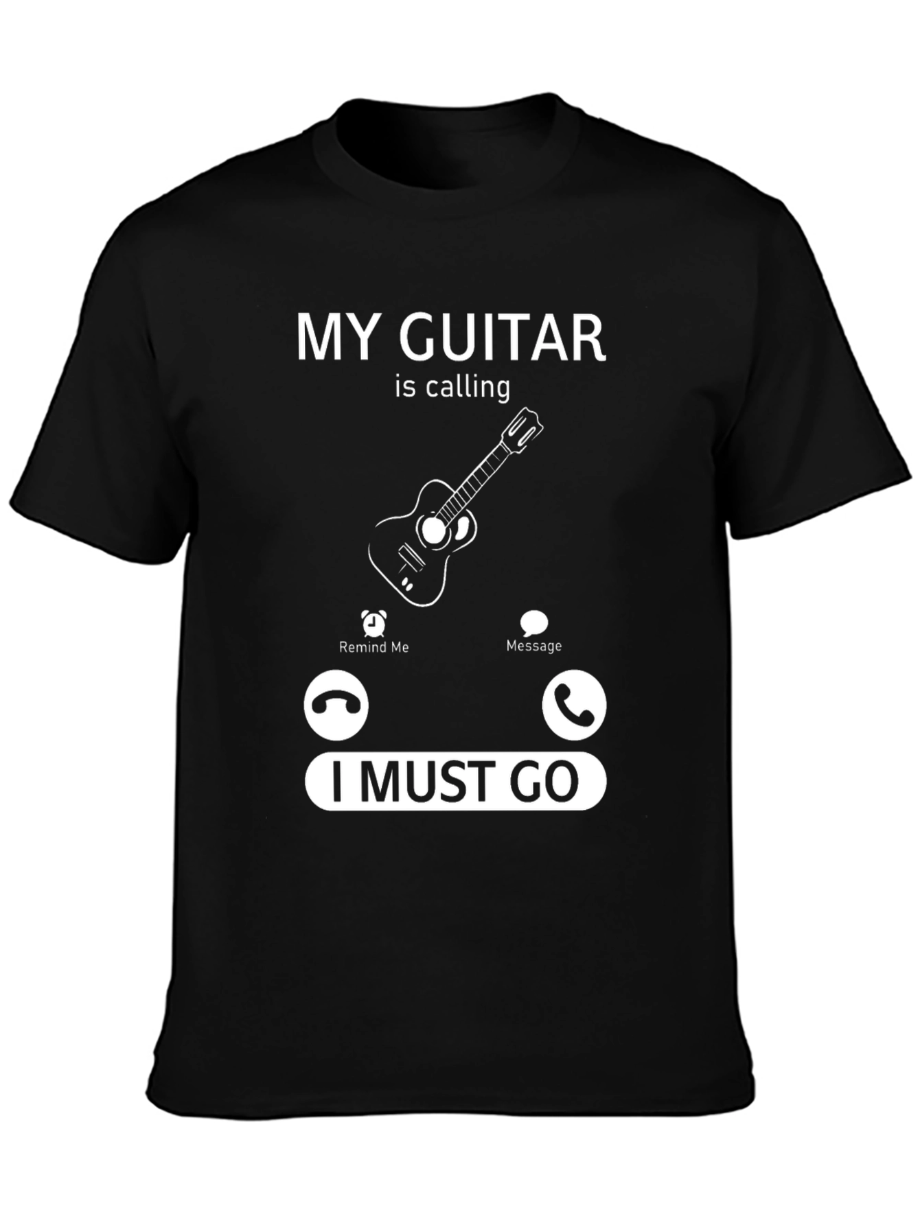 My Guitar Is Calling Funny Music Lover T-Shirt