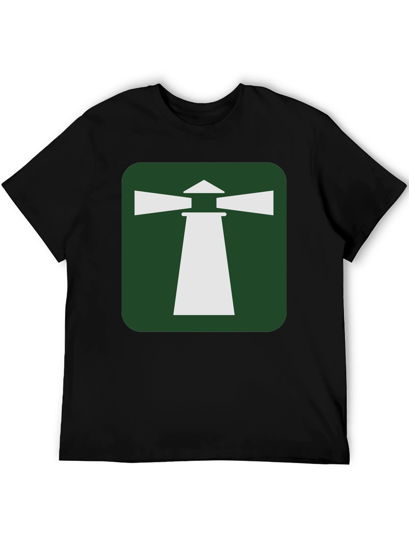 Lighthouse Graphic T-Shirt - Coastal Style