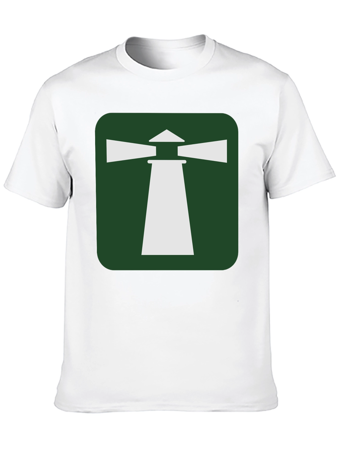 Lighthouse Graphic T-Shirt - Coastal Style