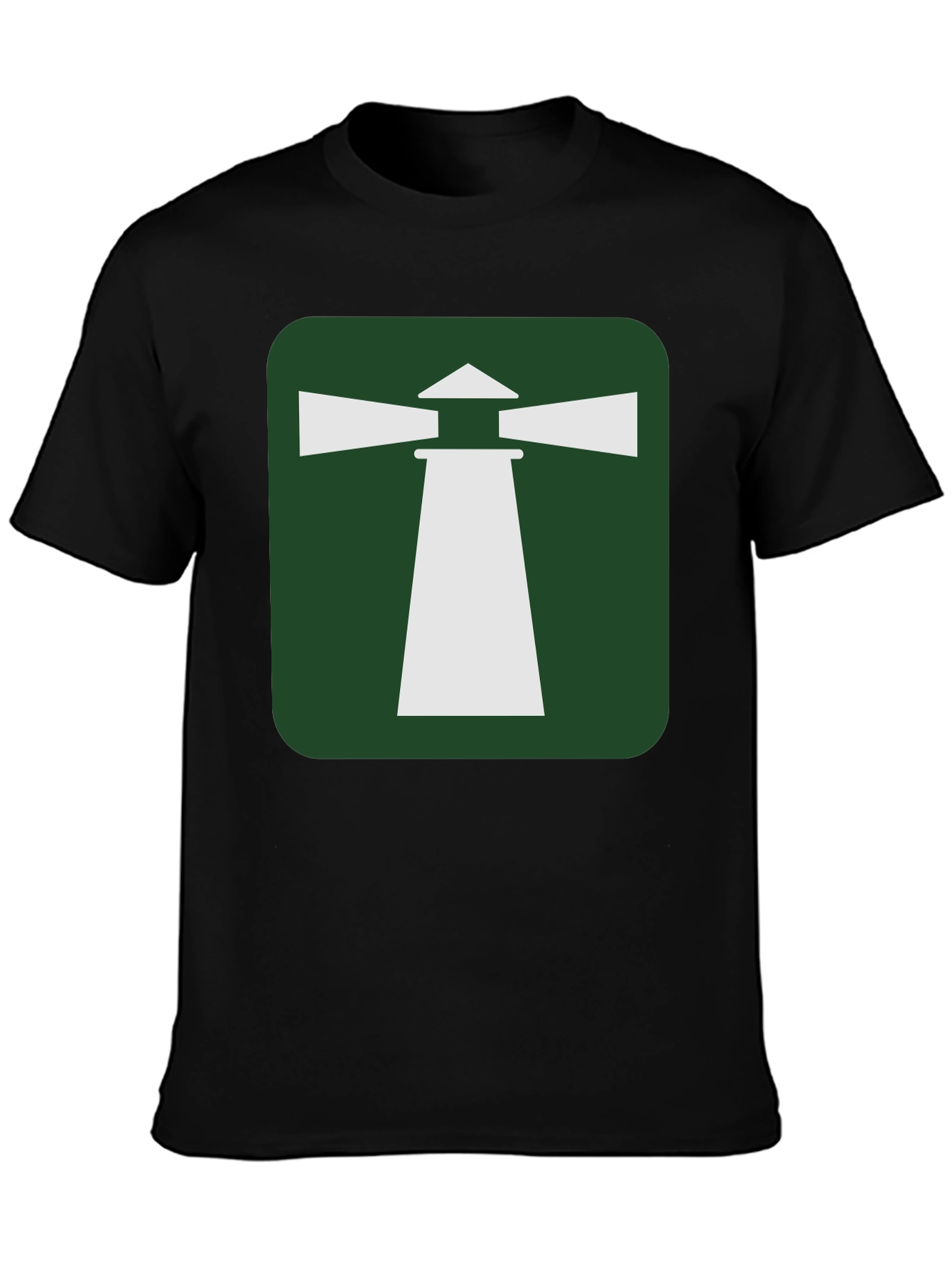 Lighthouse Graphic T-Shirt - Coastal Style