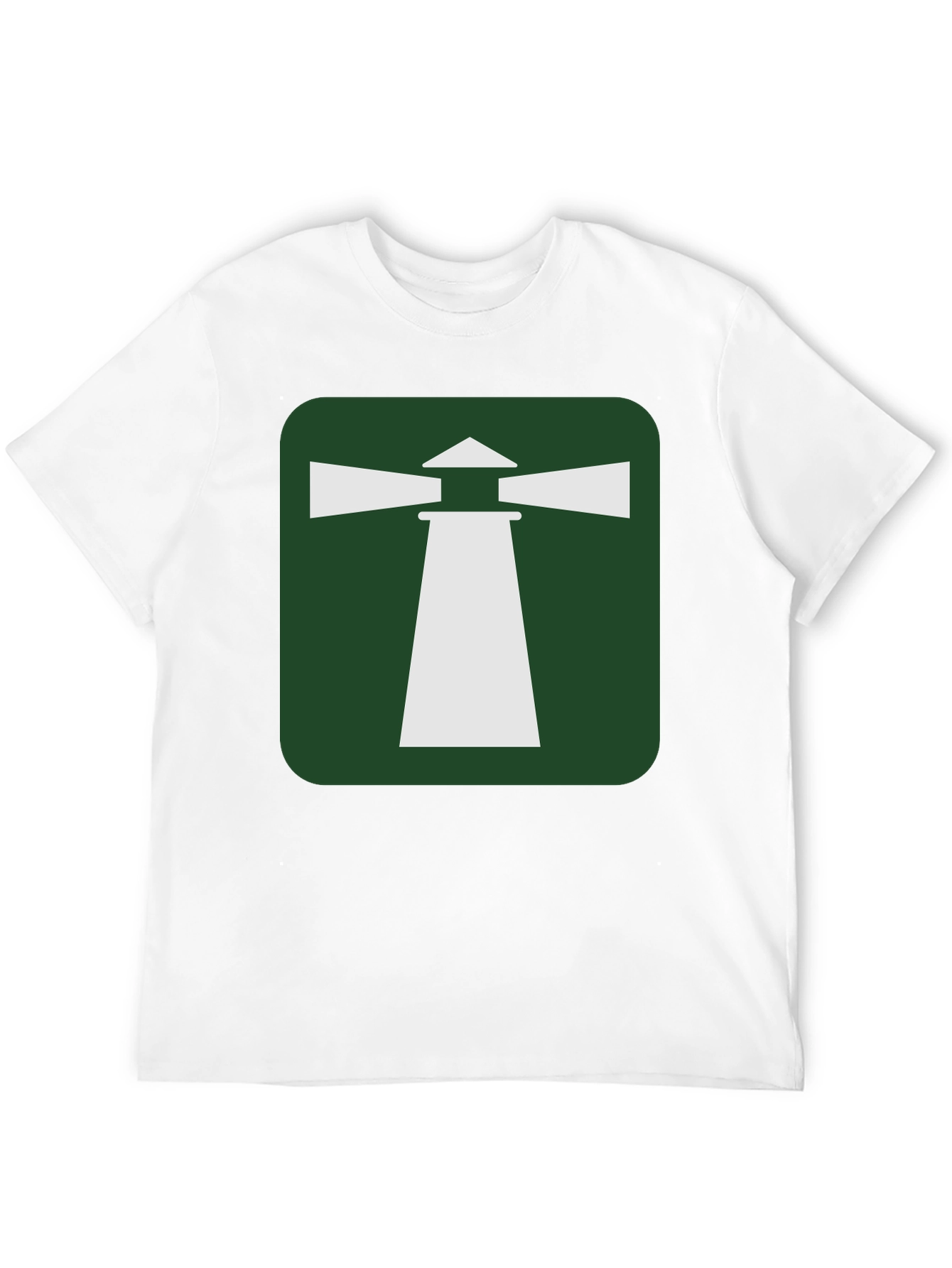 Lighthouse Graphic T-Shirt - Coastal Style