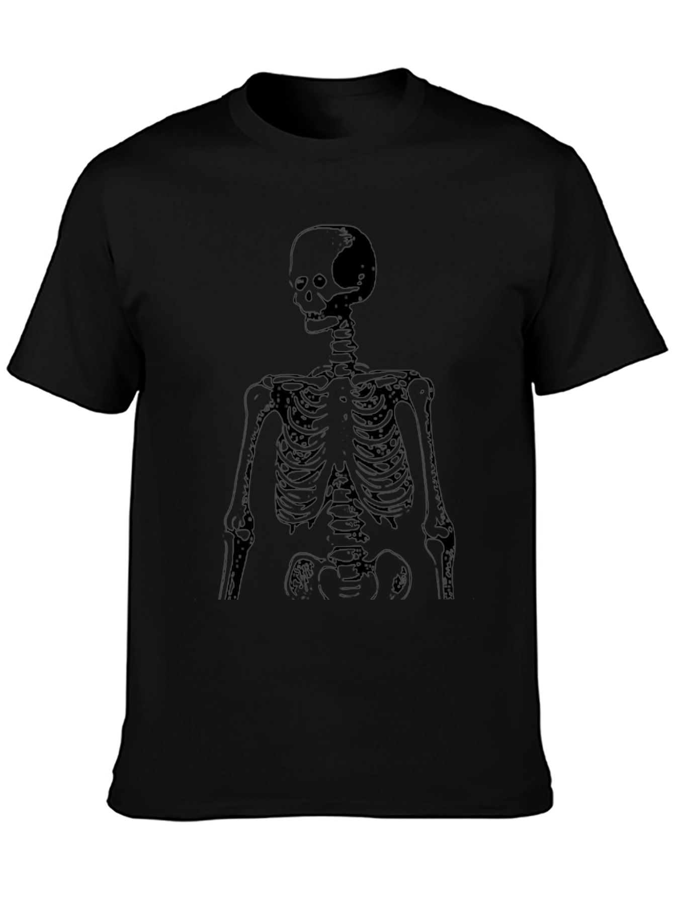 Skeleton Graphic Tee - Dark Humor Fashion