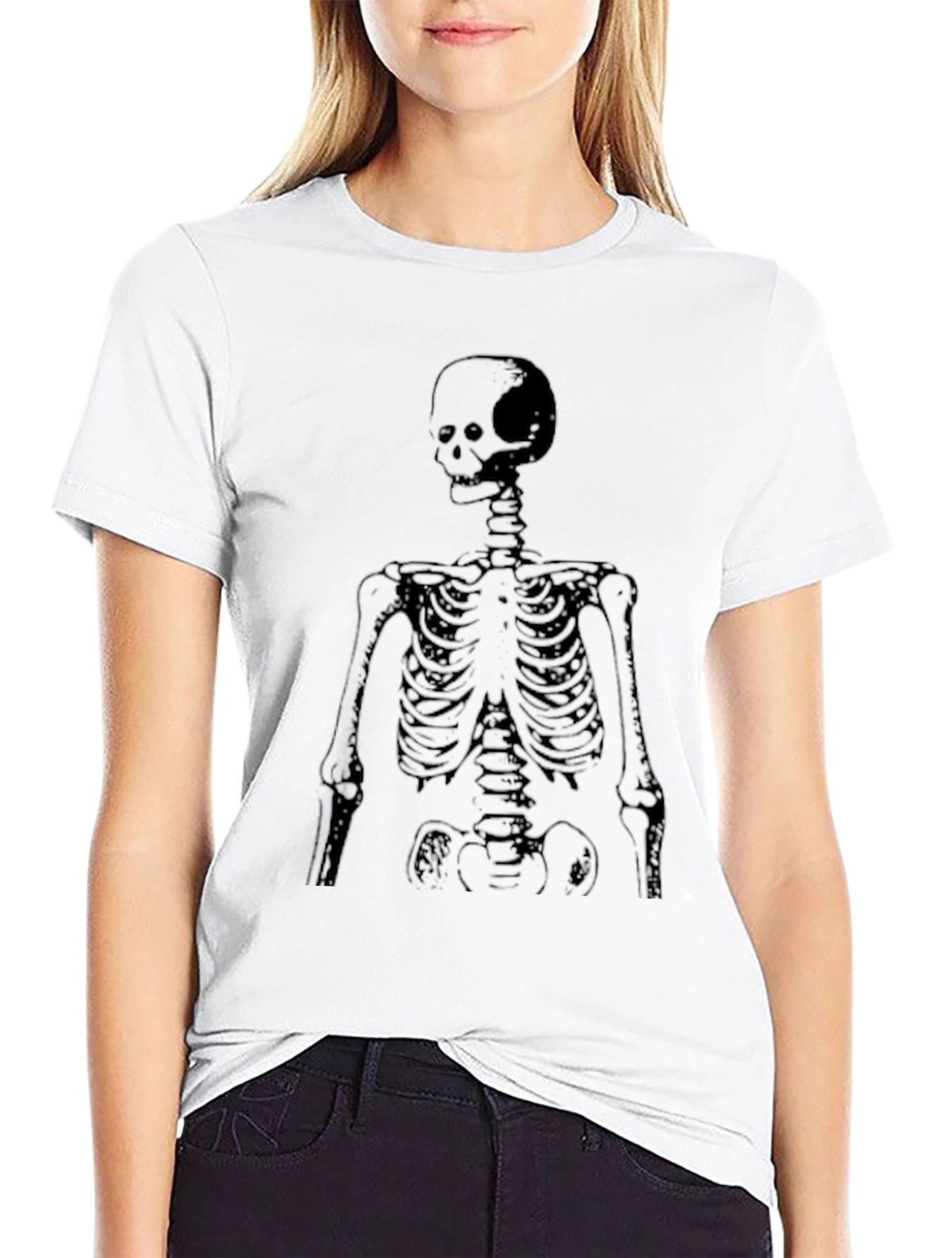 Skeleton Graphic Tee - Dark Humor Fashion