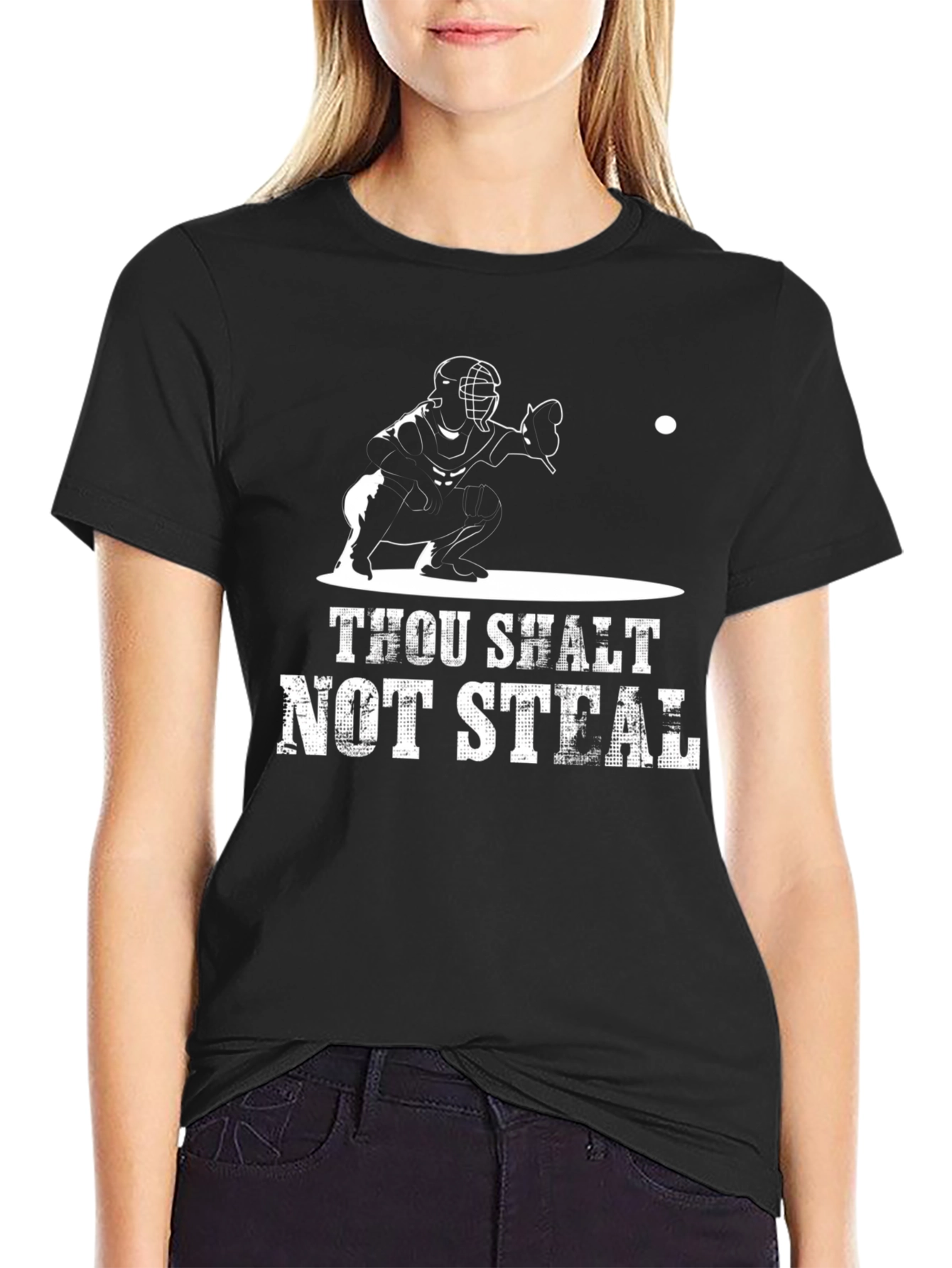Thou Shalt Not Steal Baseball T-Shirt