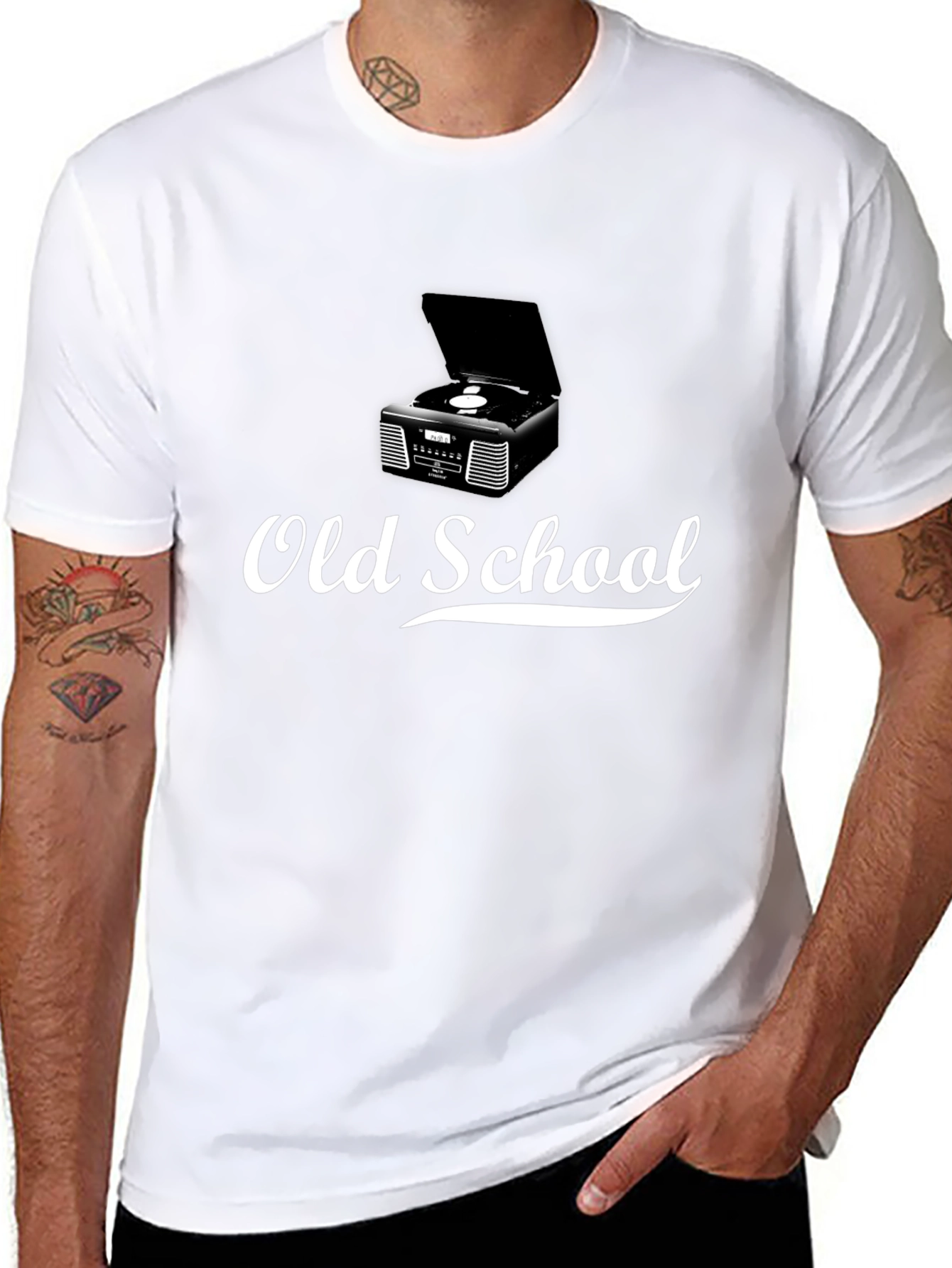 Old School Music T-Shirt - Retro Style