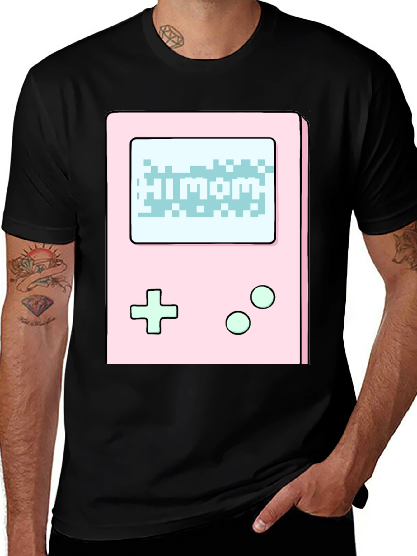 Retro Game Console Graphic Tee - Gamer Style