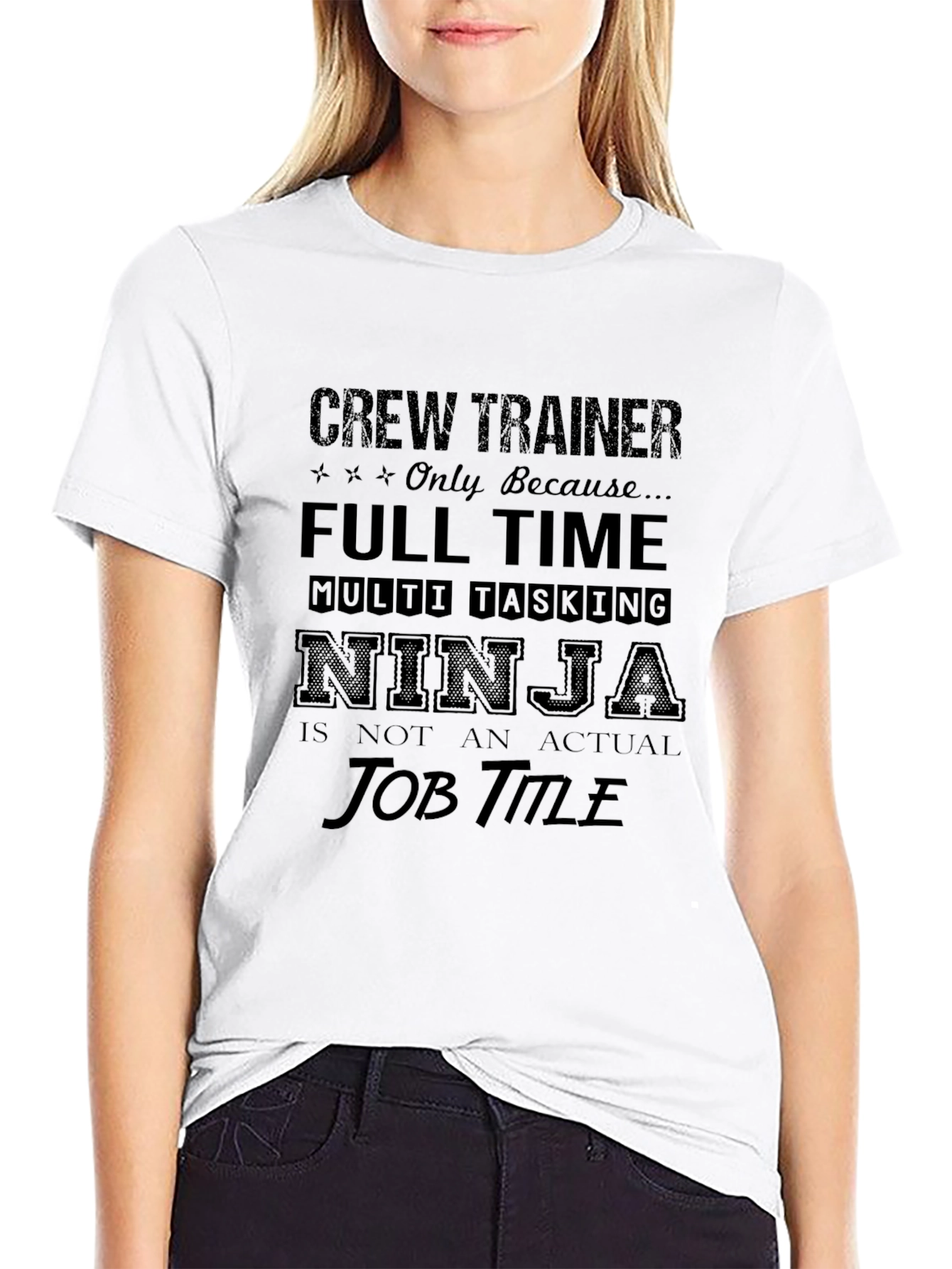 Crew Trainer Ninja Graphic T-Shirt