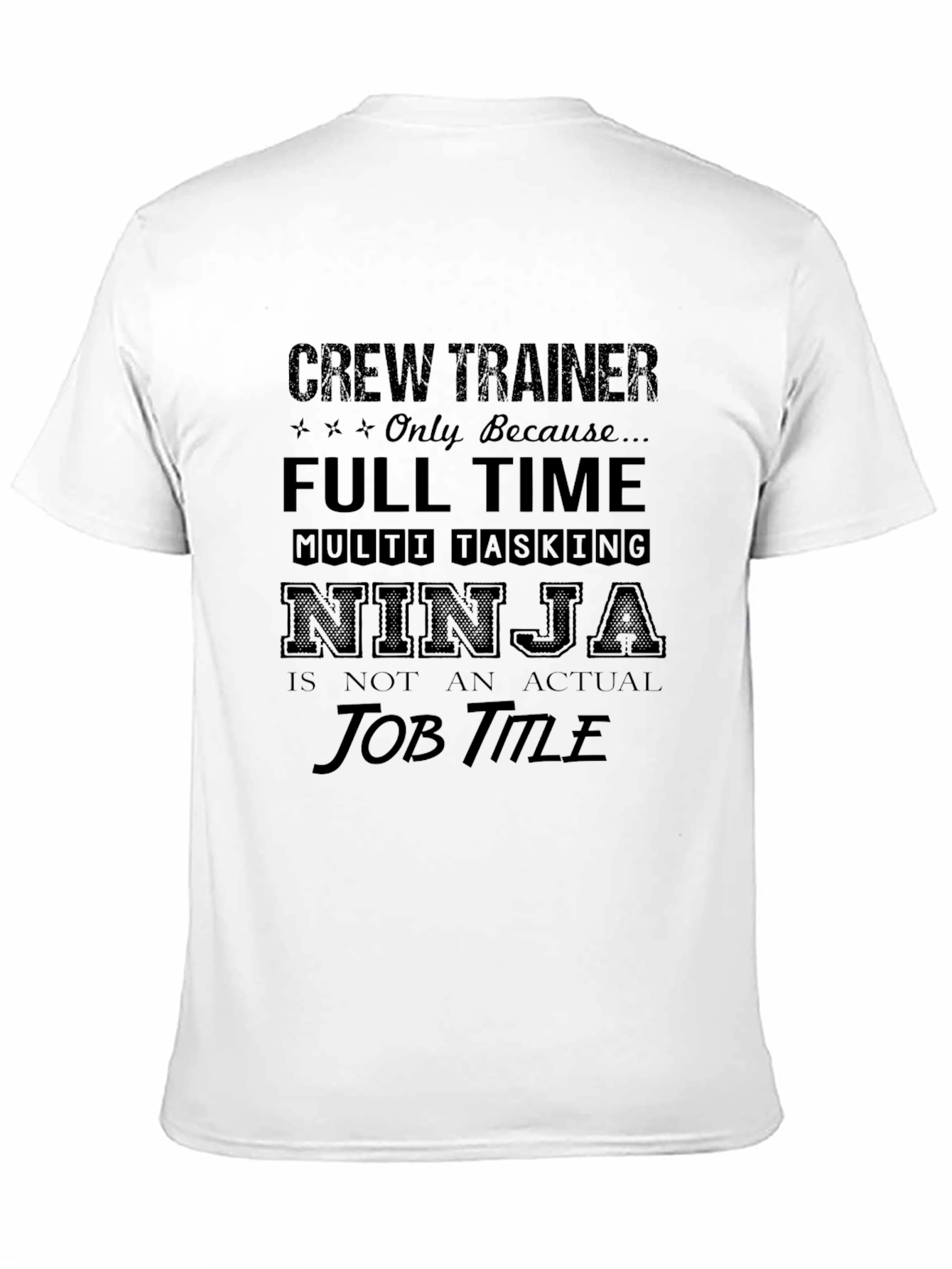 Crew Trainer Ninja Graphic T-Shirt