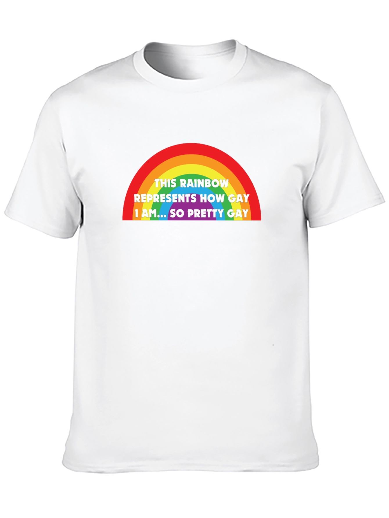 Rainbow Gay Pride T-Shirt - So Pretty Gay