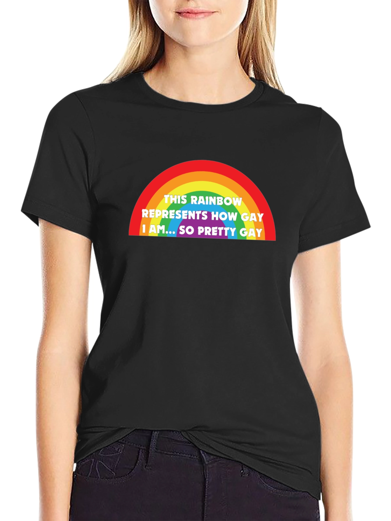 Rainbow Gay Pride T-Shirt - So Pretty Gay