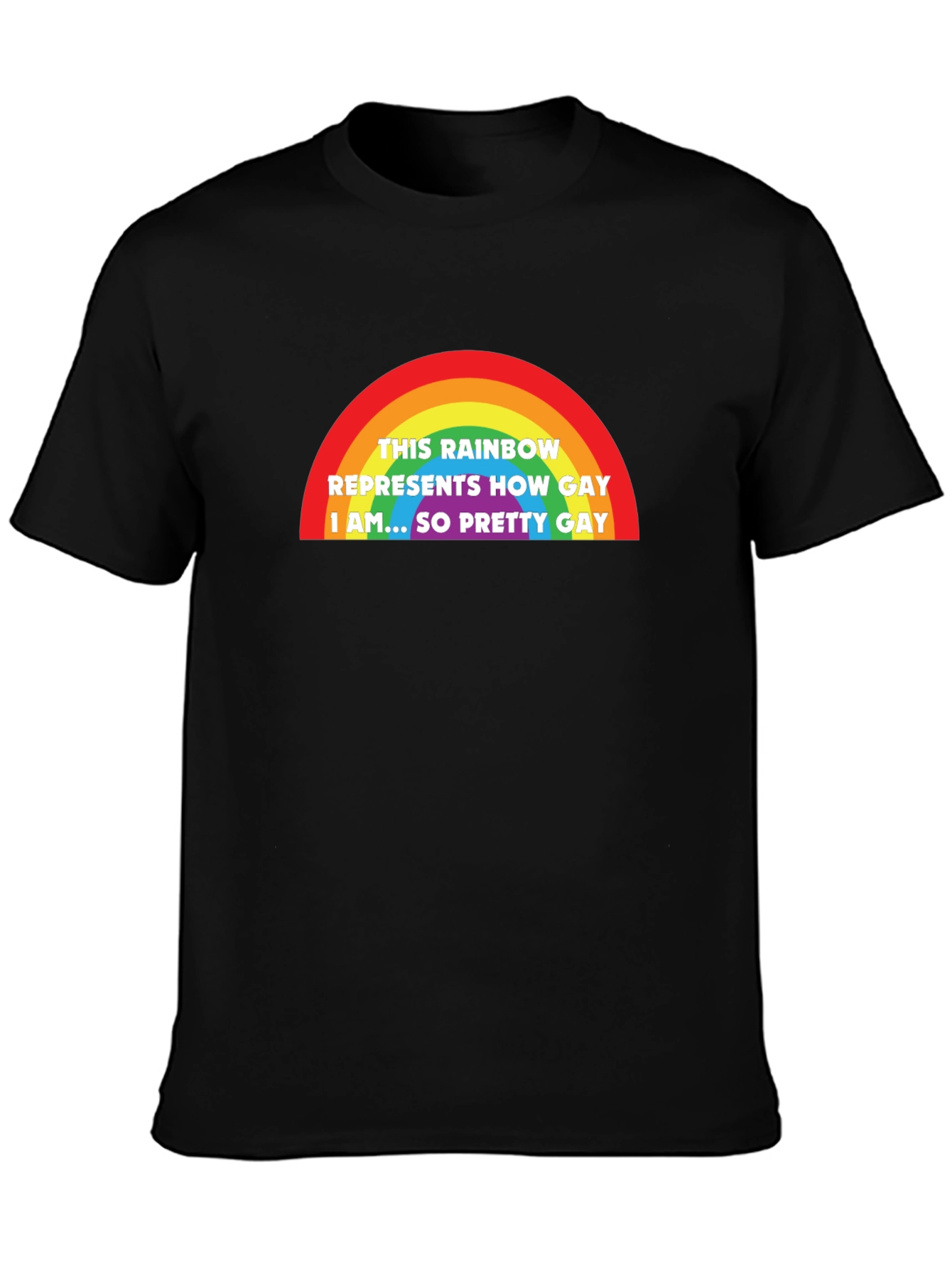 Rainbow Gay Pride T-Shirt - So Pretty Gay