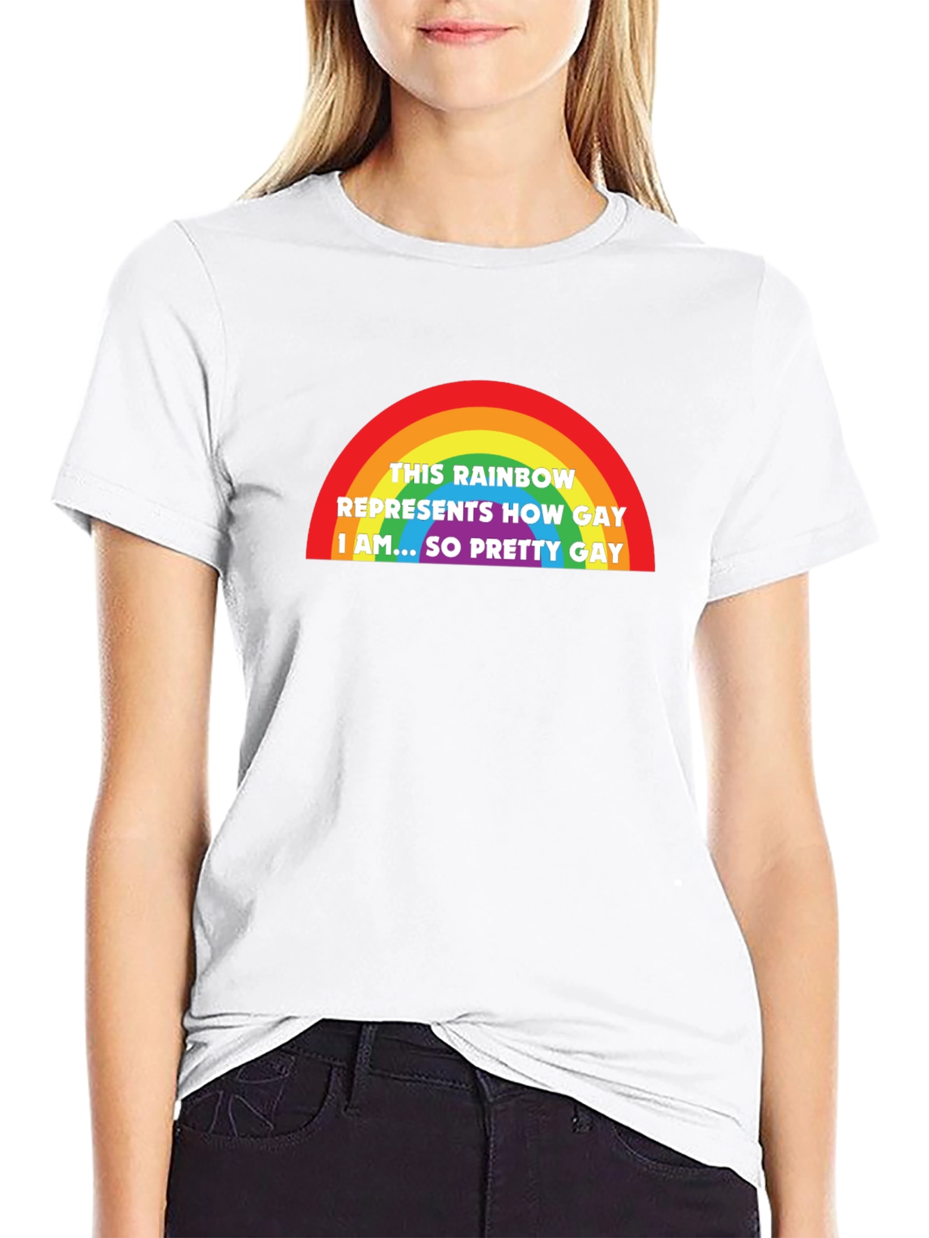 Rainbow Gay Pride T-Shirt - So Pretty Gay