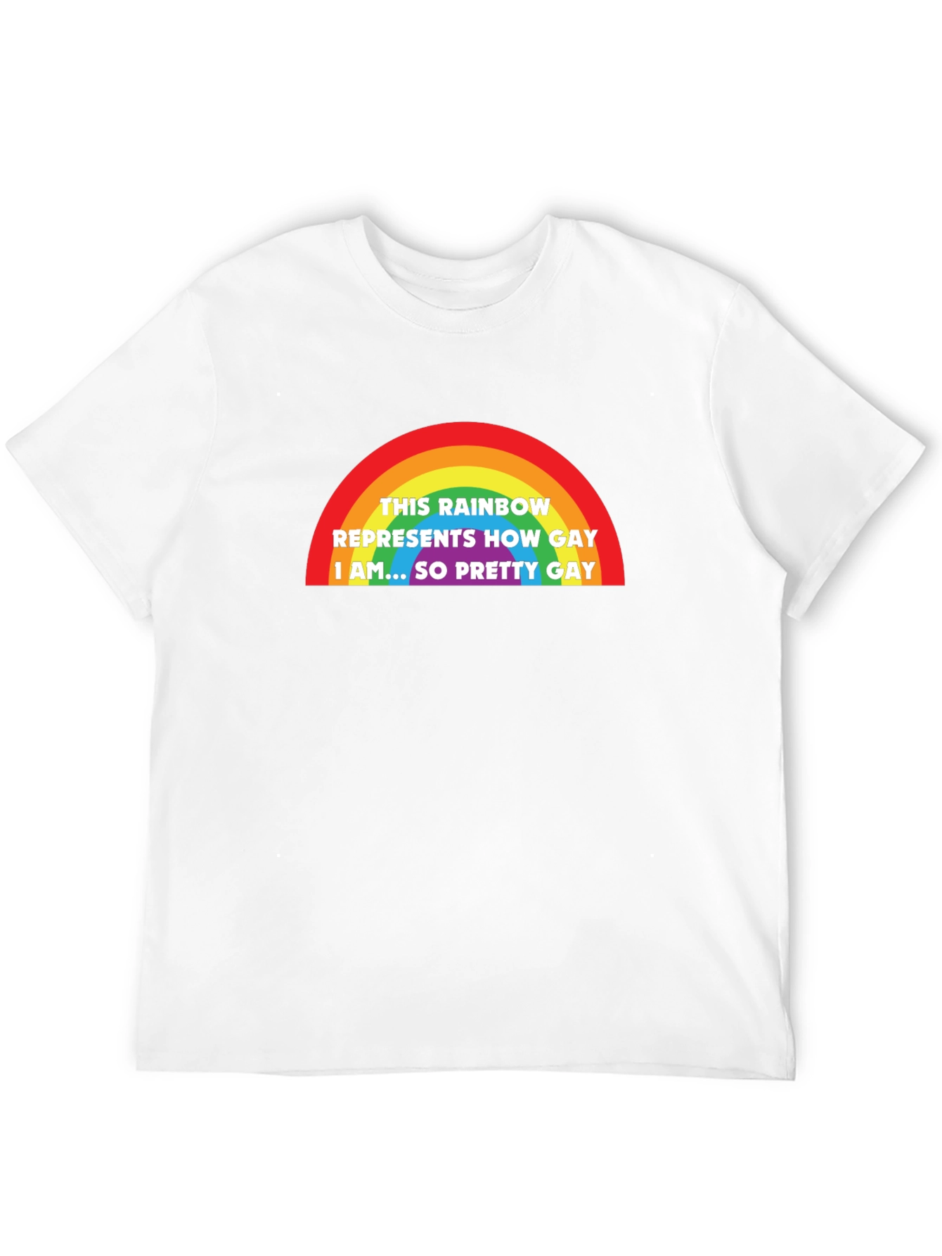 Rainbow Gay Pride T-Shirt - So Pretty Gay