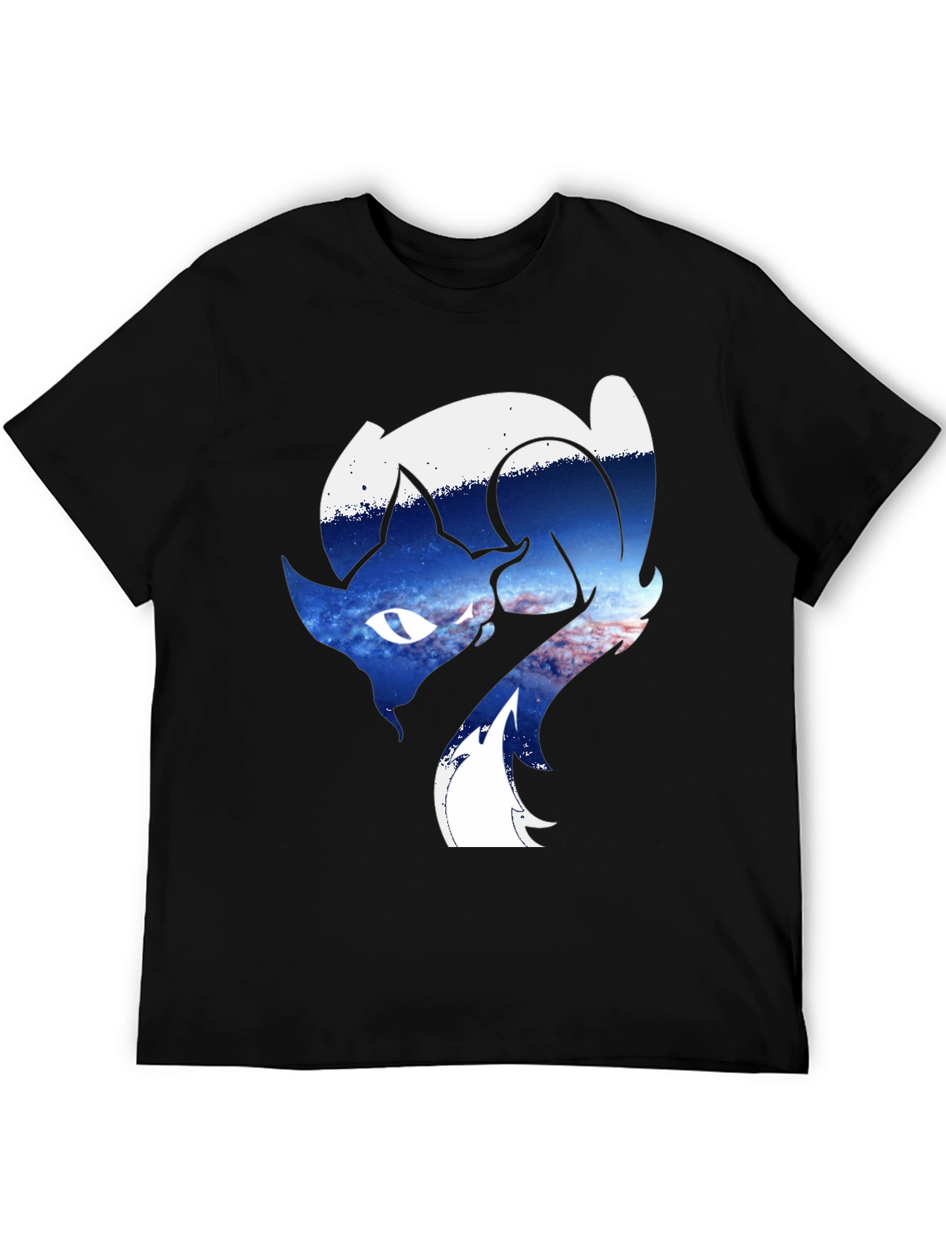 Cosmic Fox Graphic Tee - Unique Animal Design