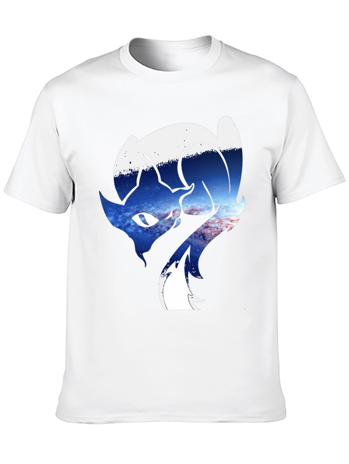 Cosmic Fox Graphic Tee - Unique Animal Design