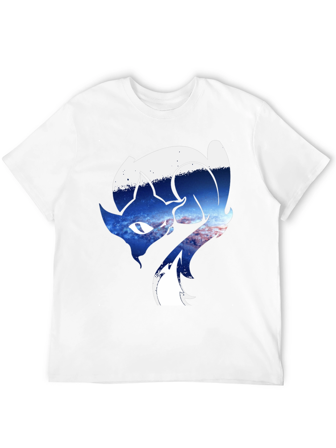 Cosmic Fox Graphic Tee - Unique Animal Design