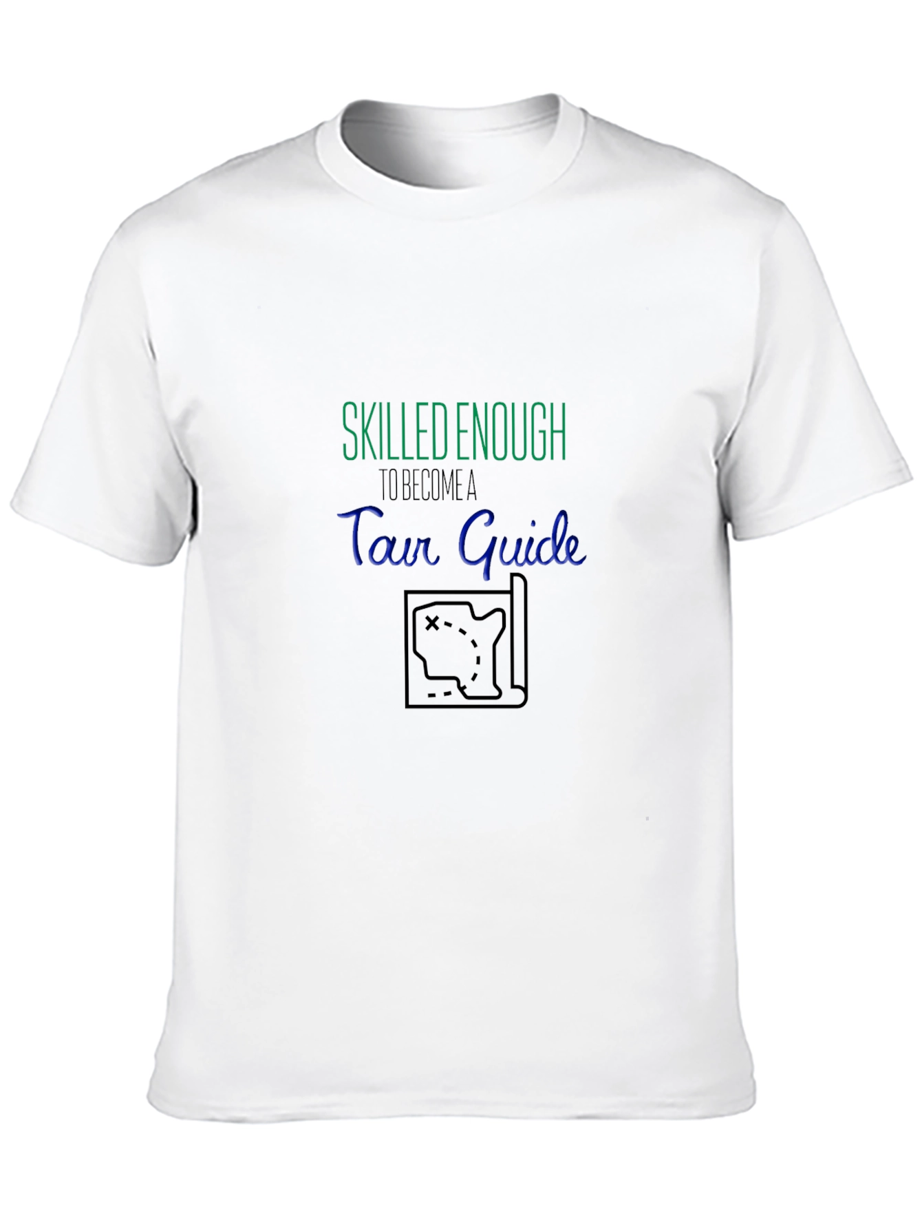 Skilled Enough Tour Guide Black T-Shirt