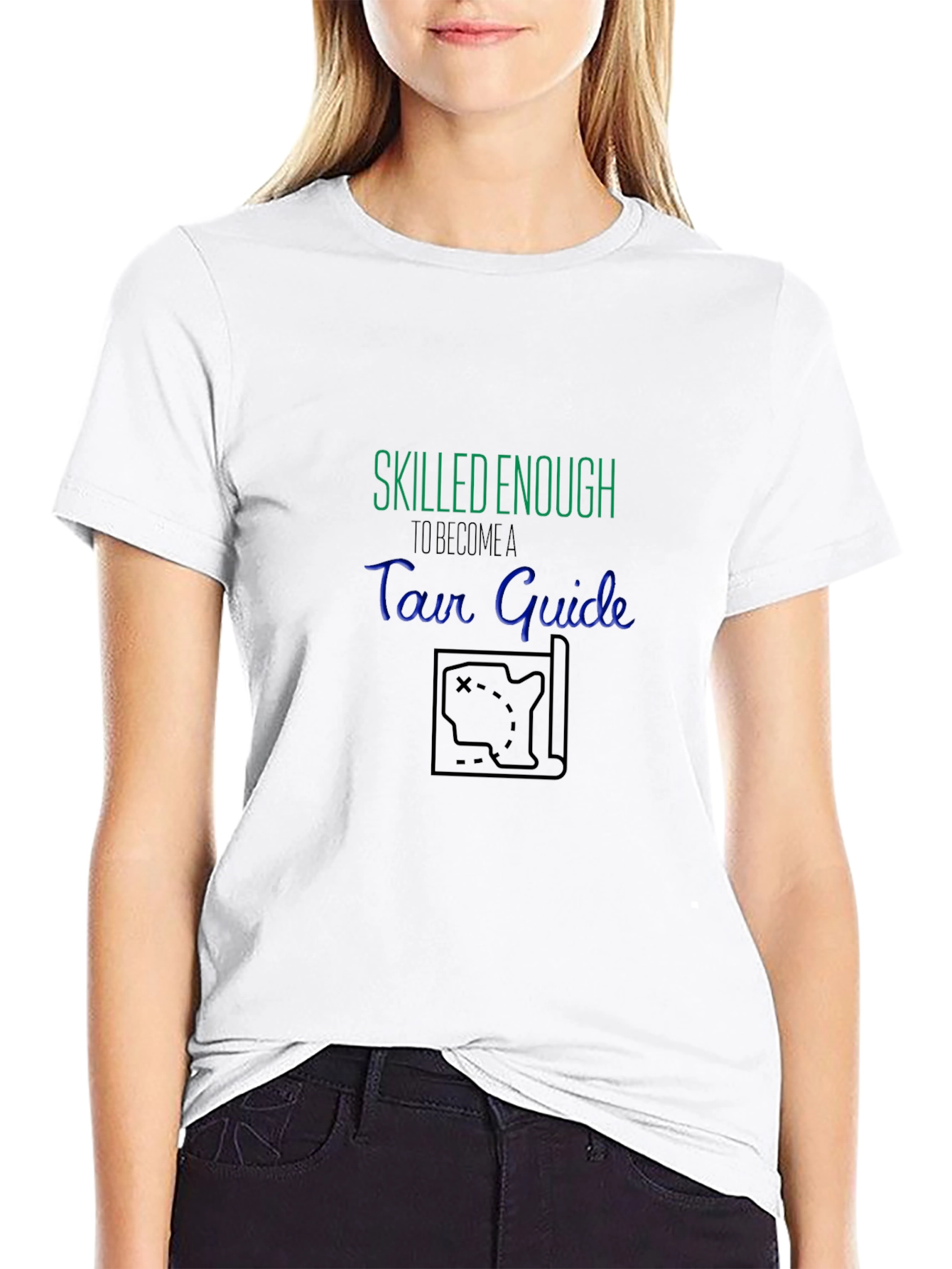 Skilled Enough Tour Guide Black T-Shirt
