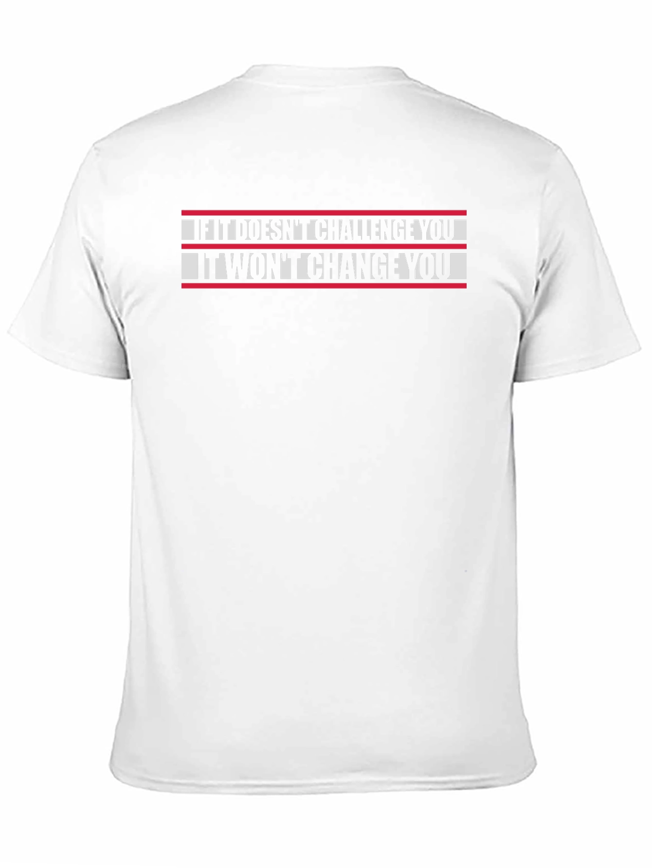 Challenge Yourself Graphic Tee - Motivational Black T-Shirt