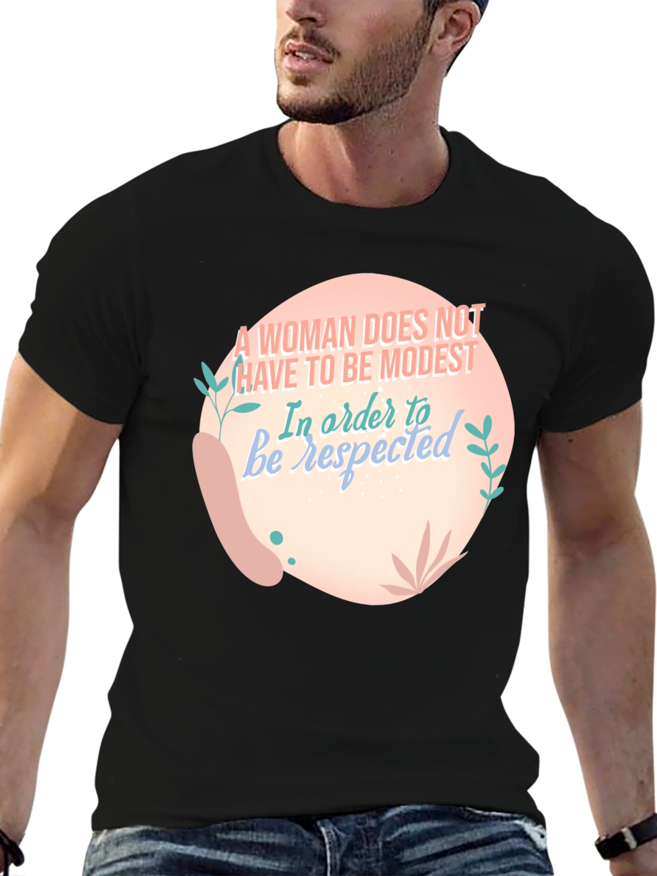 Empowering Womens Graphic T-Shirt - Be Respected