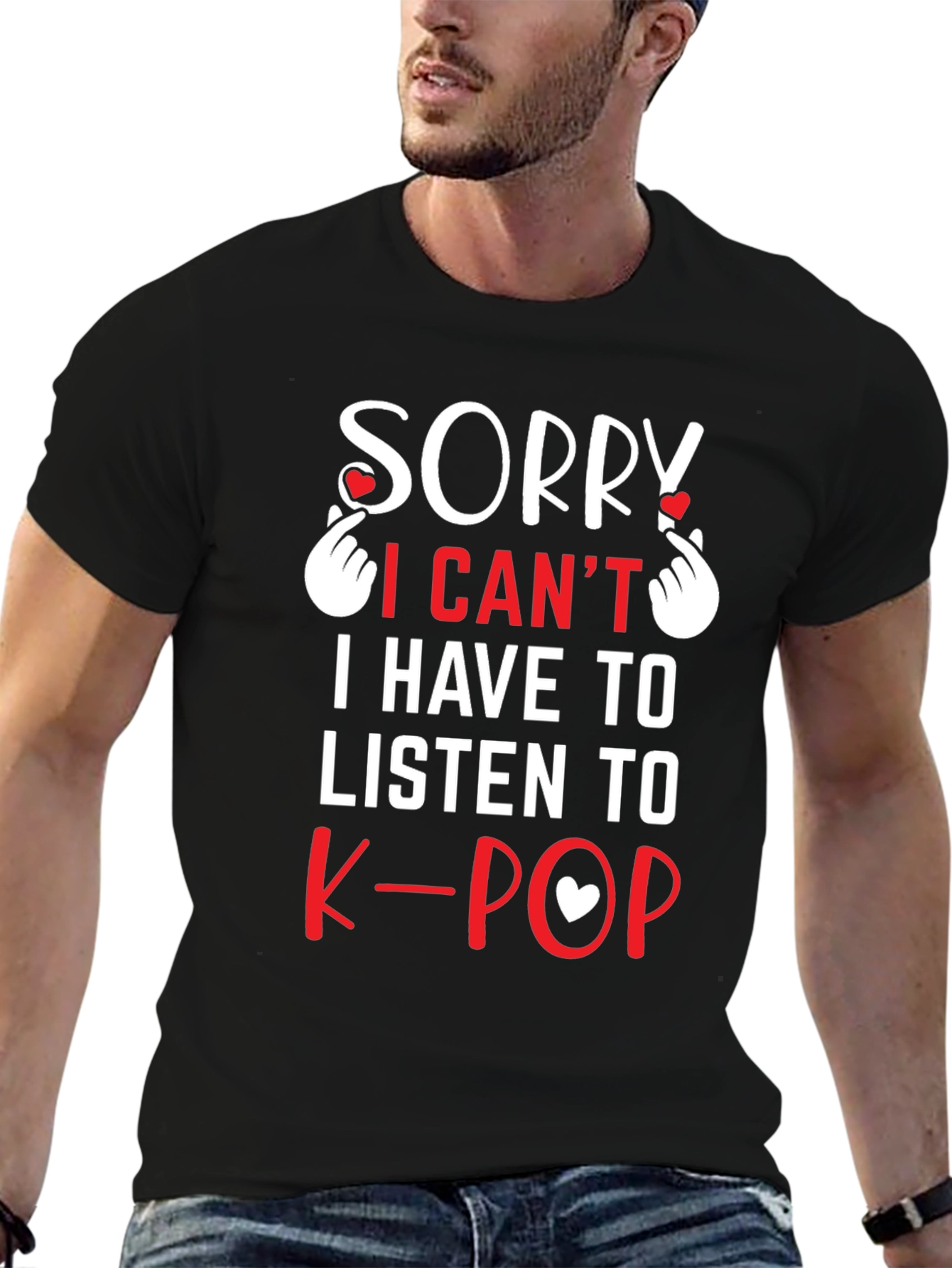 Sorry I Cant K-Pop T-Shirt