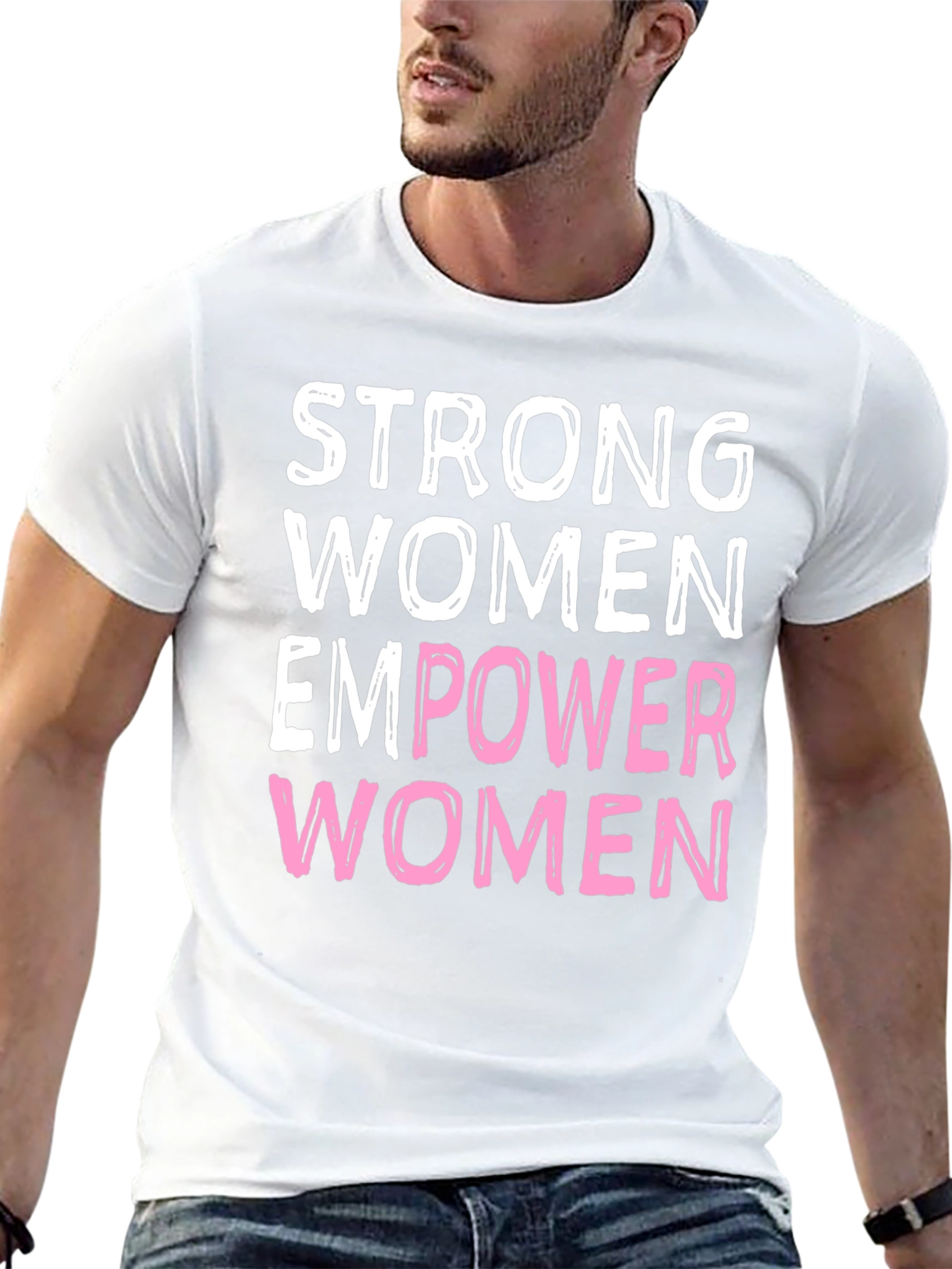 Strong Women Empower Women Graphic Tee
