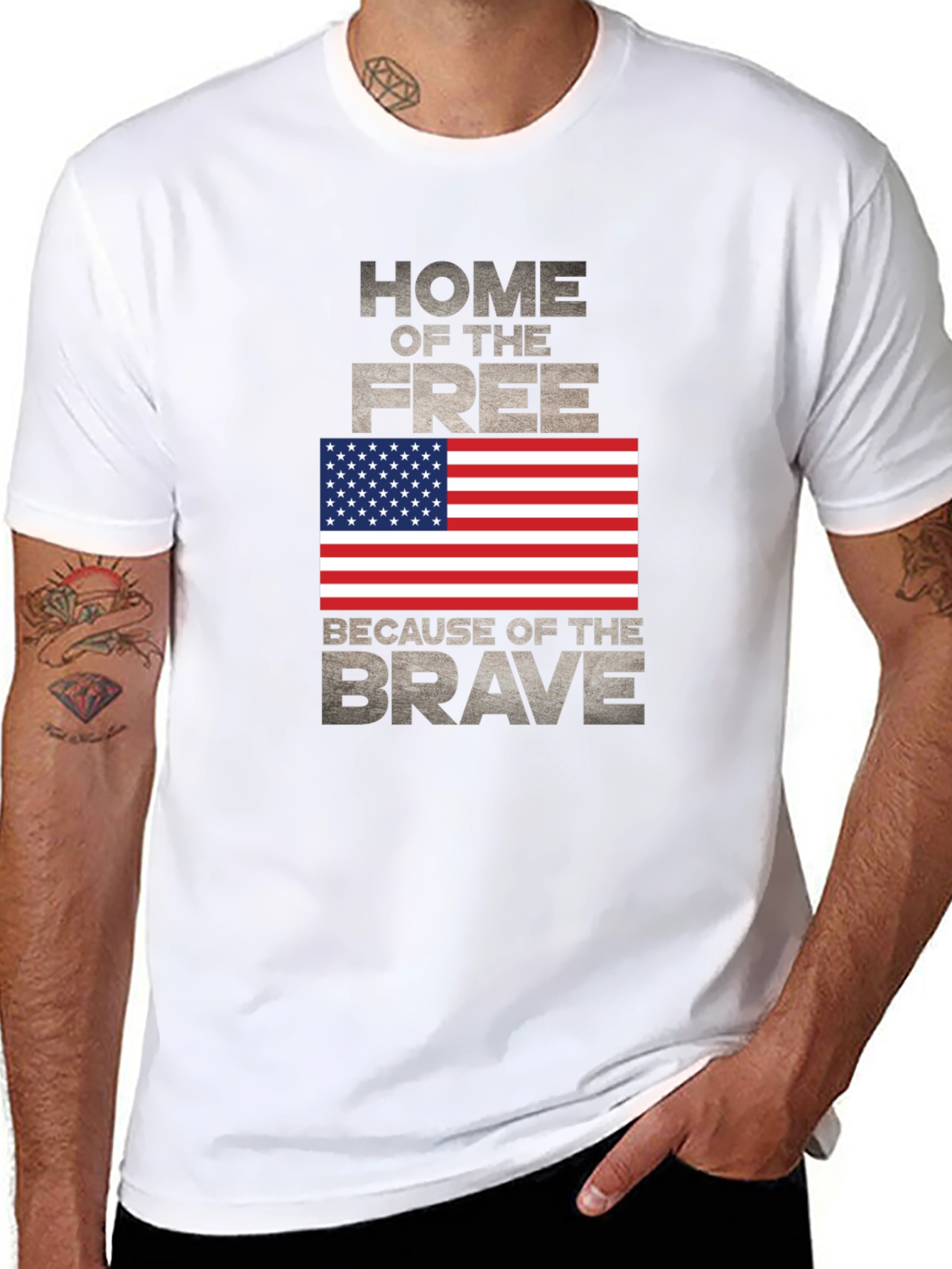 Home of the Free Patriotic T-Shirt