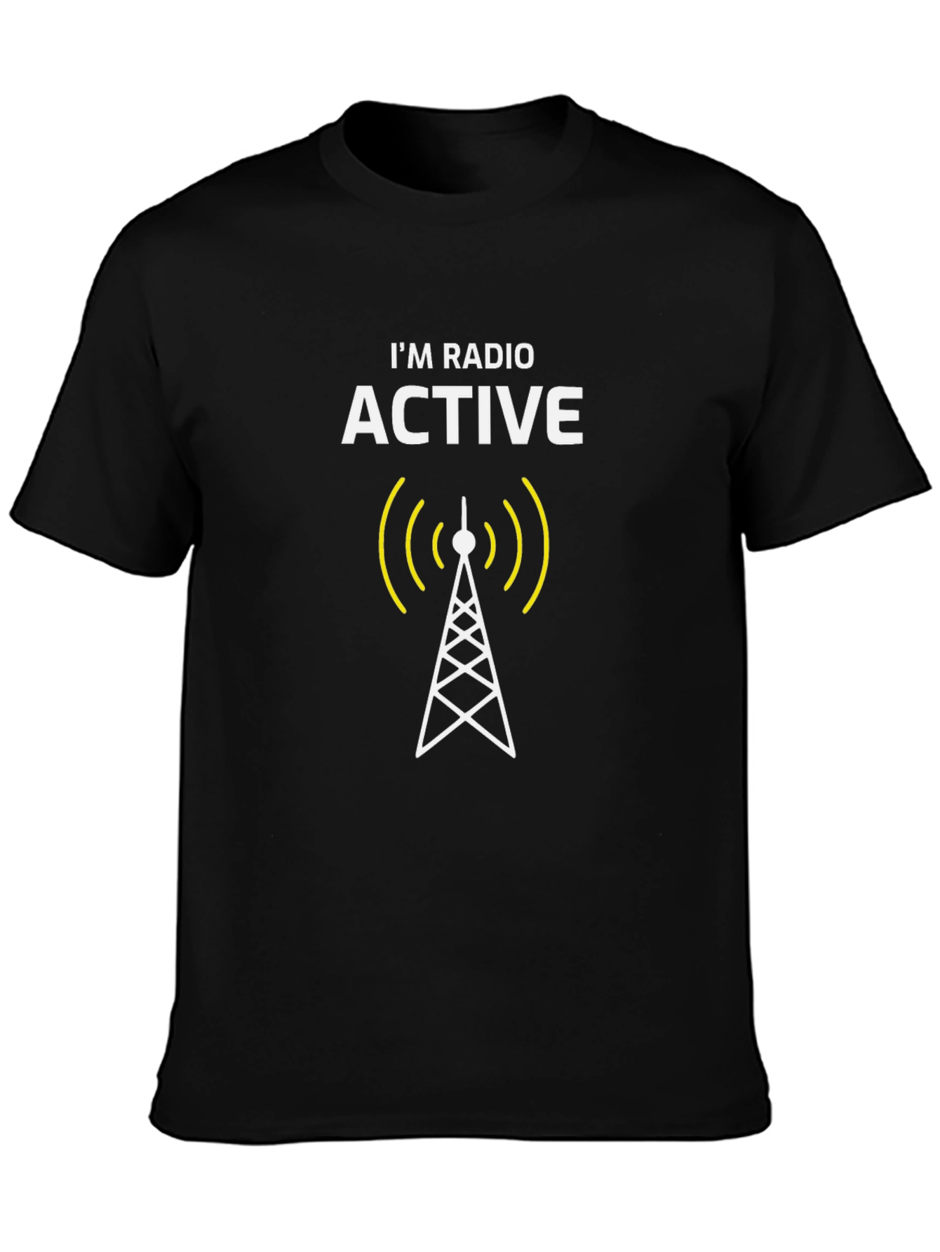 Im Radio Active Black T-Shirt