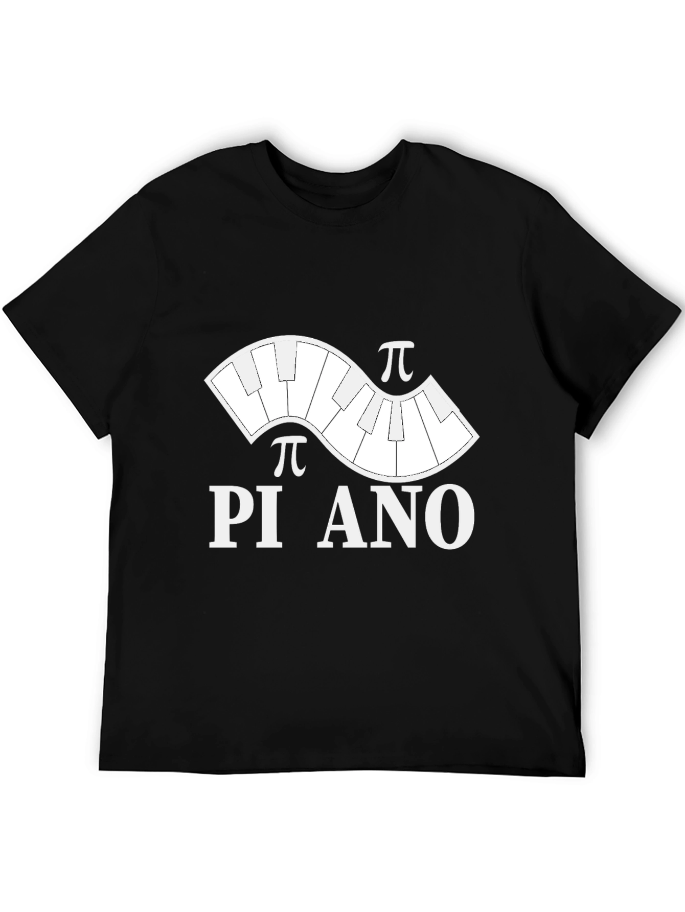 Pi-ano T-Shirt: Funny Math & Music Tee
