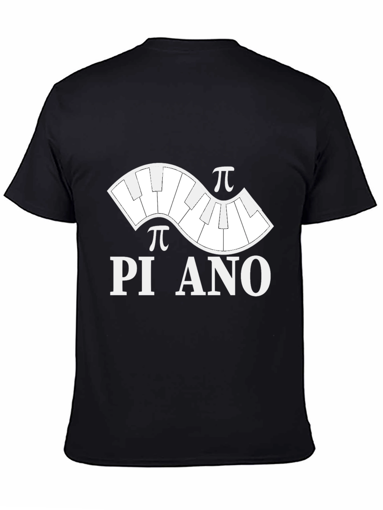 Pi-ano T-Shirt: Funny Math & Music Tee